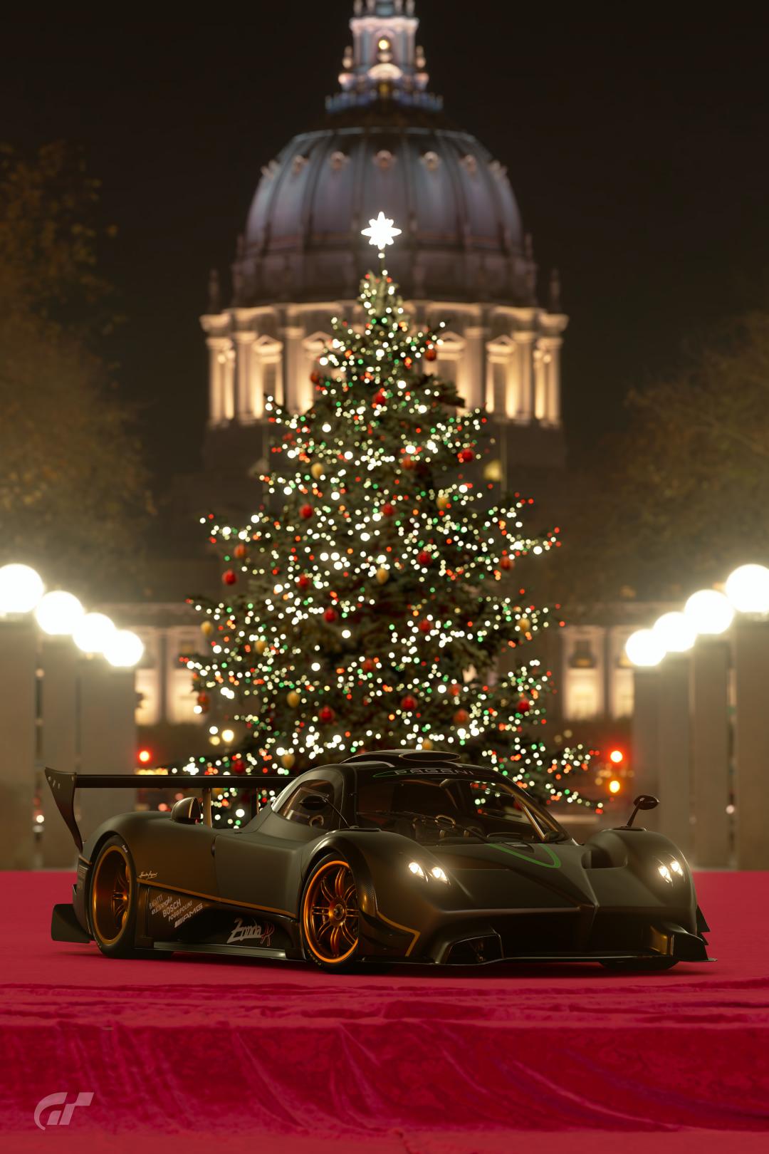 Zonda R Xmas Wallpaper. Photo by Flexblvd. Community. Gran Turismo Sport