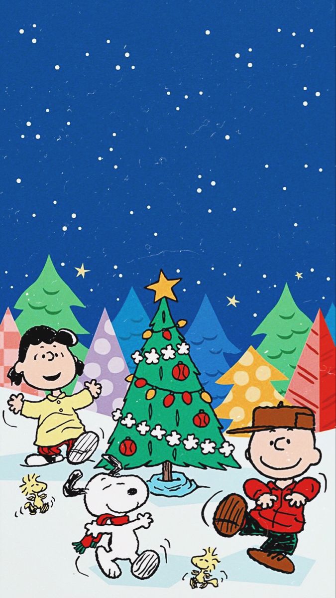 peanuts christmas lockscreen. Wallpaper iphone christmas, Christmas lockscreen, Christmas phone wallpaper