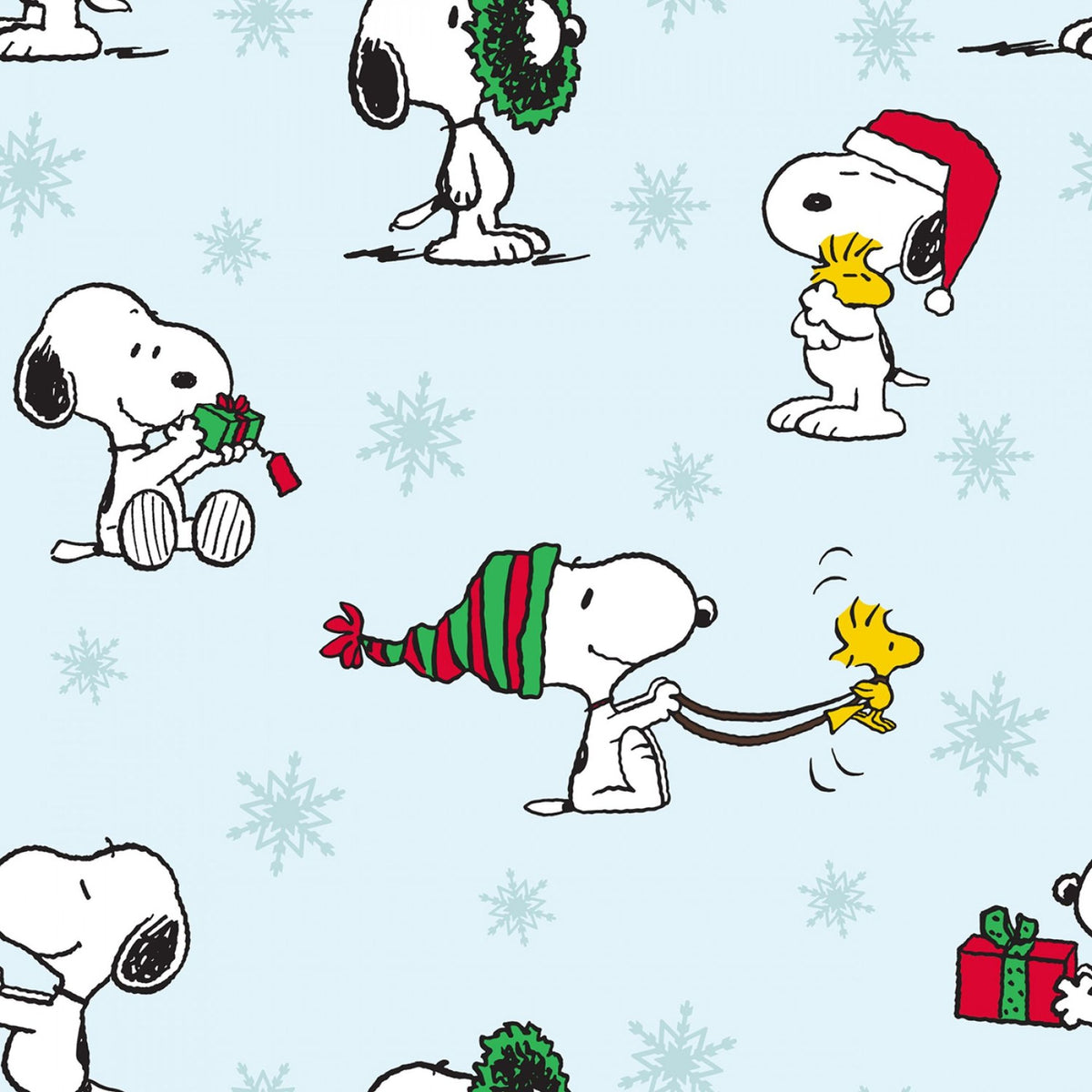 Peanuts Christmas Snoopy & Woodstock 77342 from Springs Creative