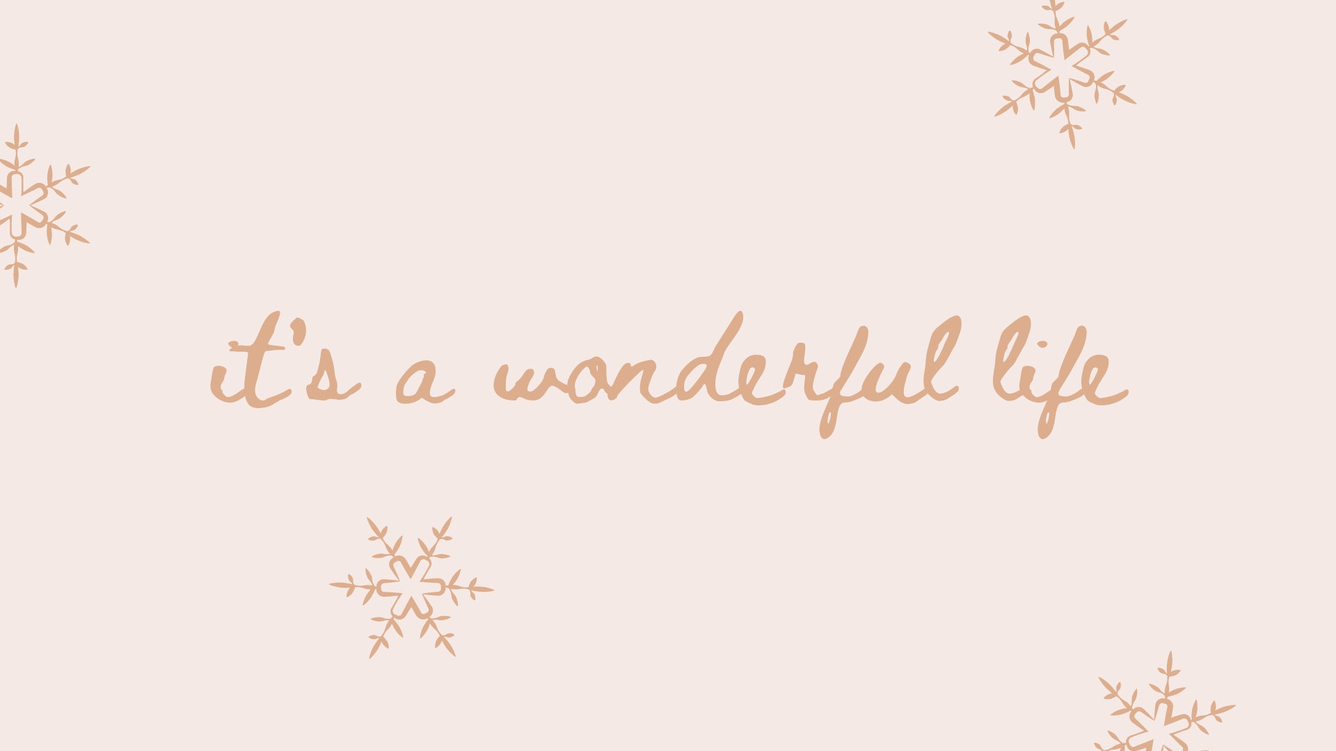 Boho Christmas Desktop Wallpaper Pink Holiday Wallpaper