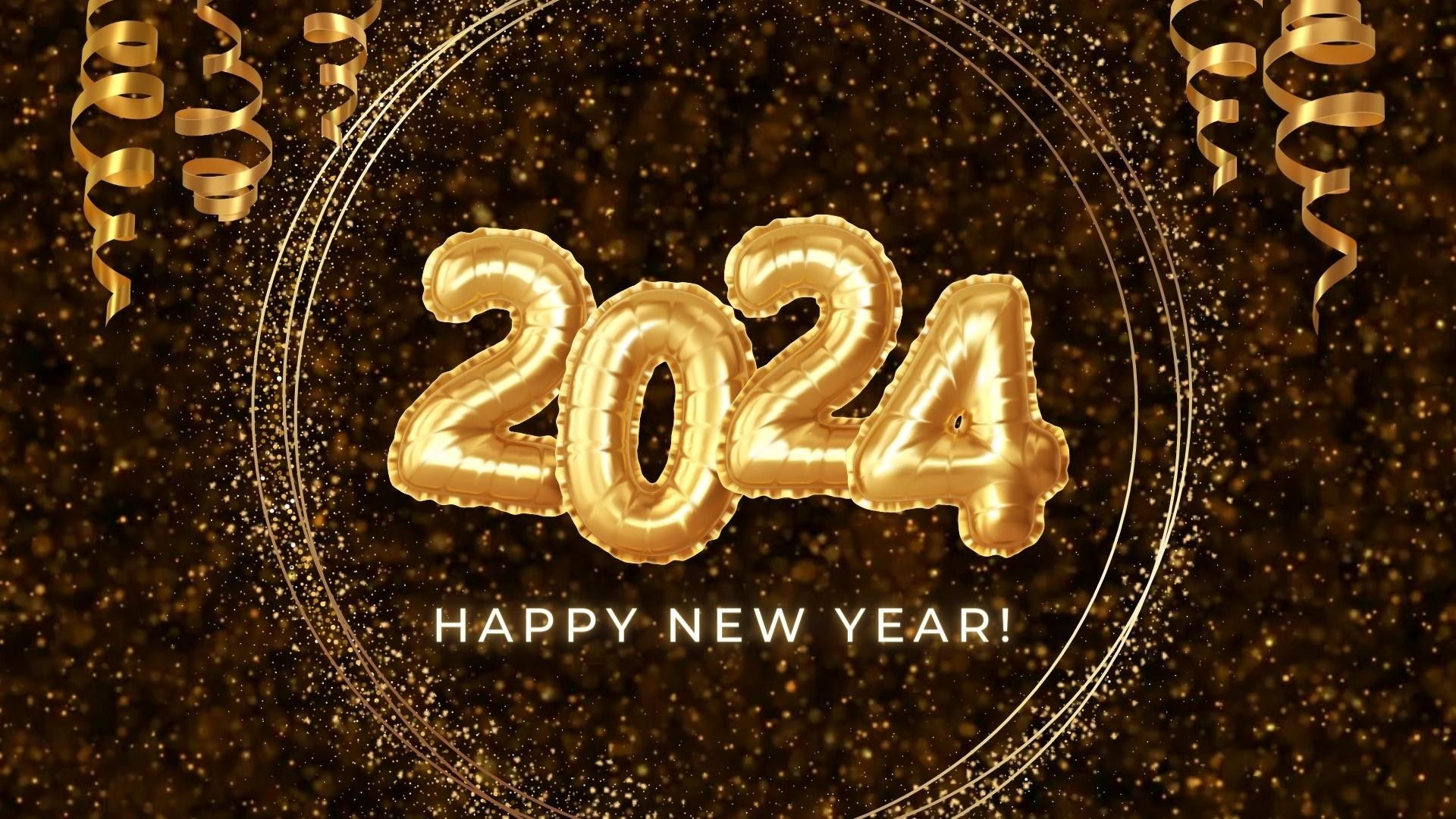 Happy New Year 2024 Desktop Wallpapers Wallpaper Cave