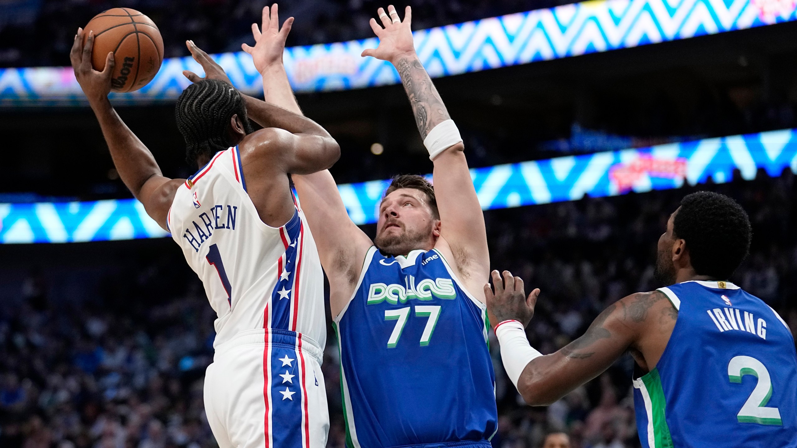 Doncic Scores 42, Irving 40 As Mavs Outlast 76ers 133 126. KSNT 27 News