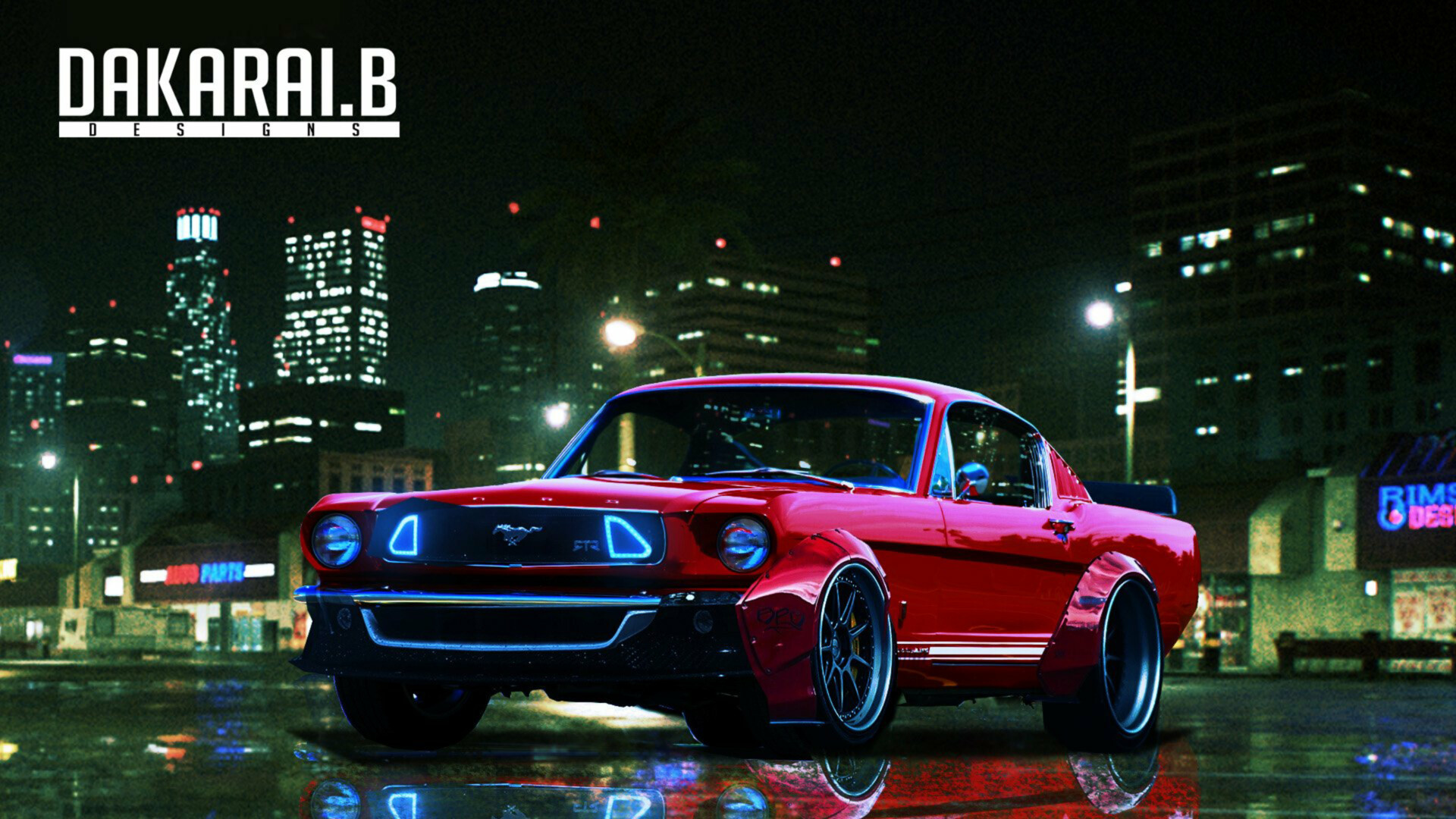 Dakarai.b Designs Tuned Mustang