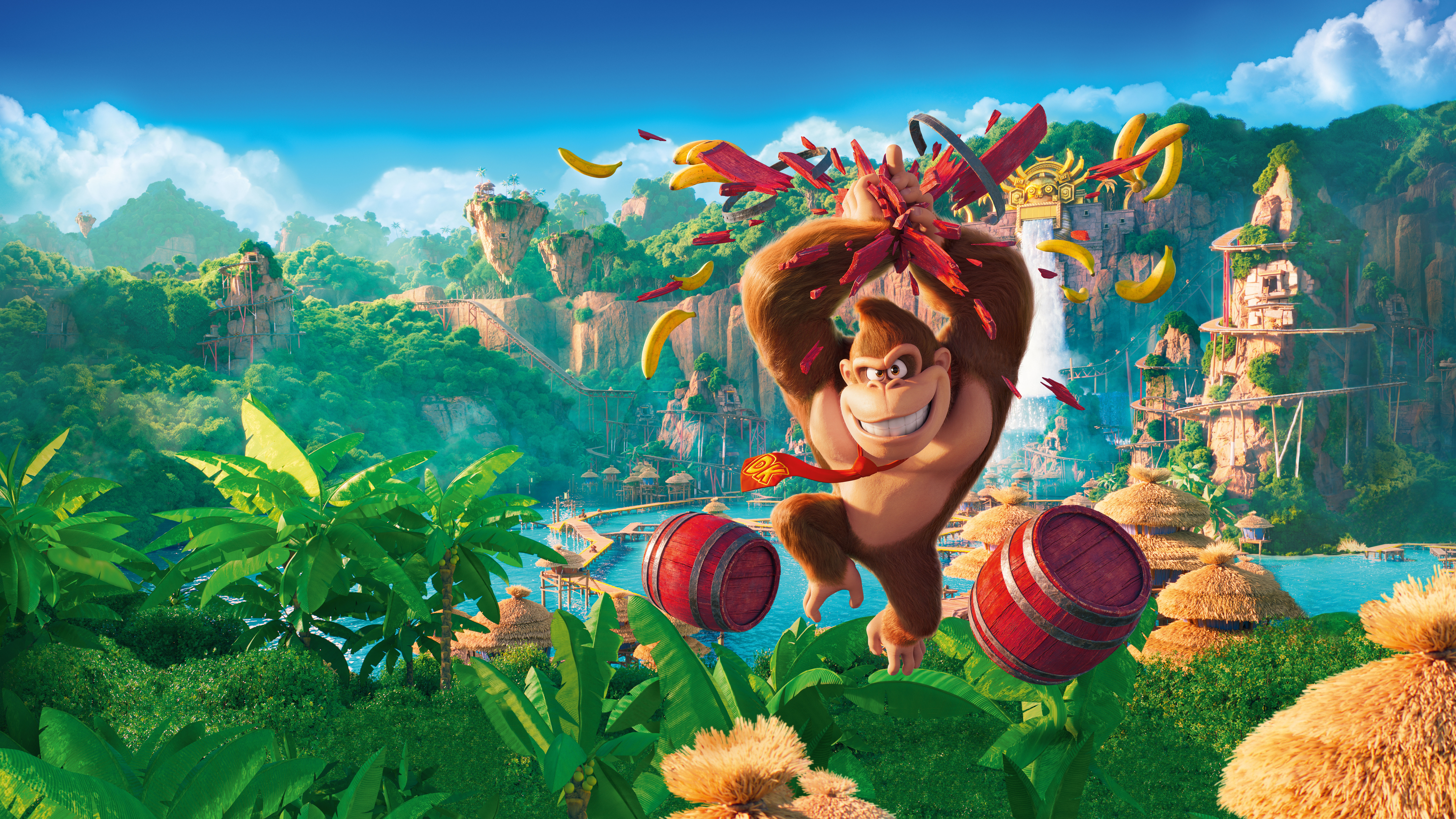 Donkey Kong The Super Mario Bros 2023 8k HD 4k Wallpaper, Image, Background, Photo and Picture