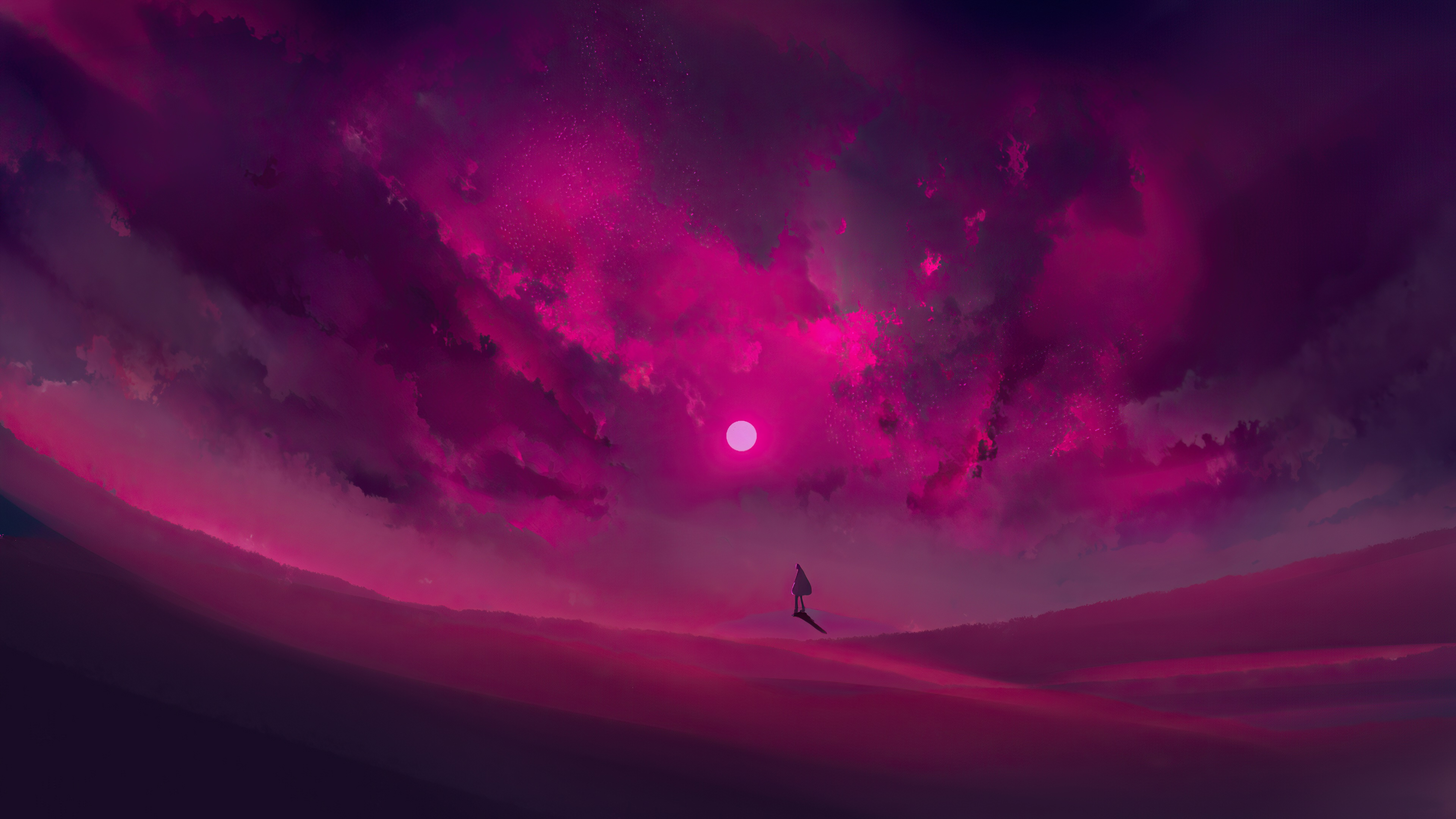 Purple desert
