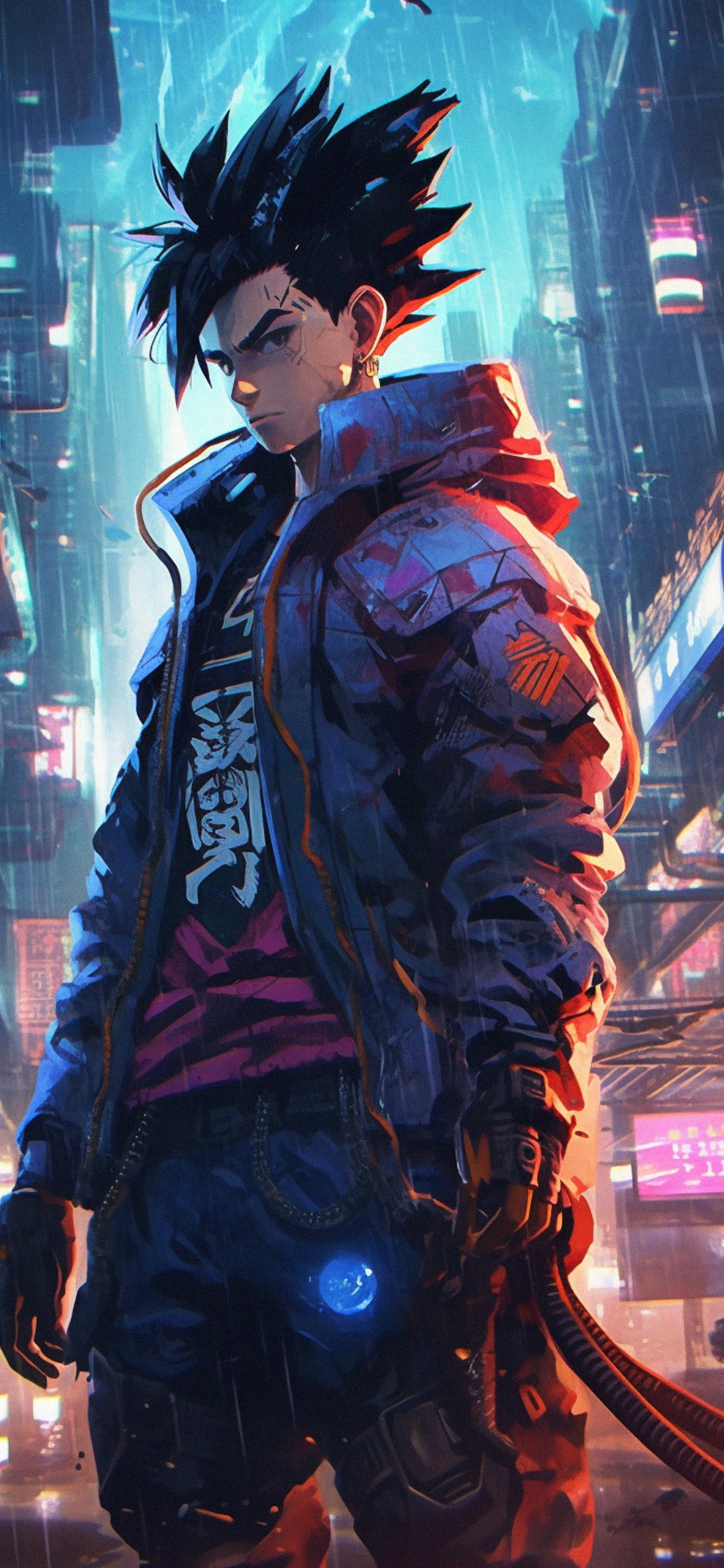 Dragon Ball Goku Cyberpunk Art