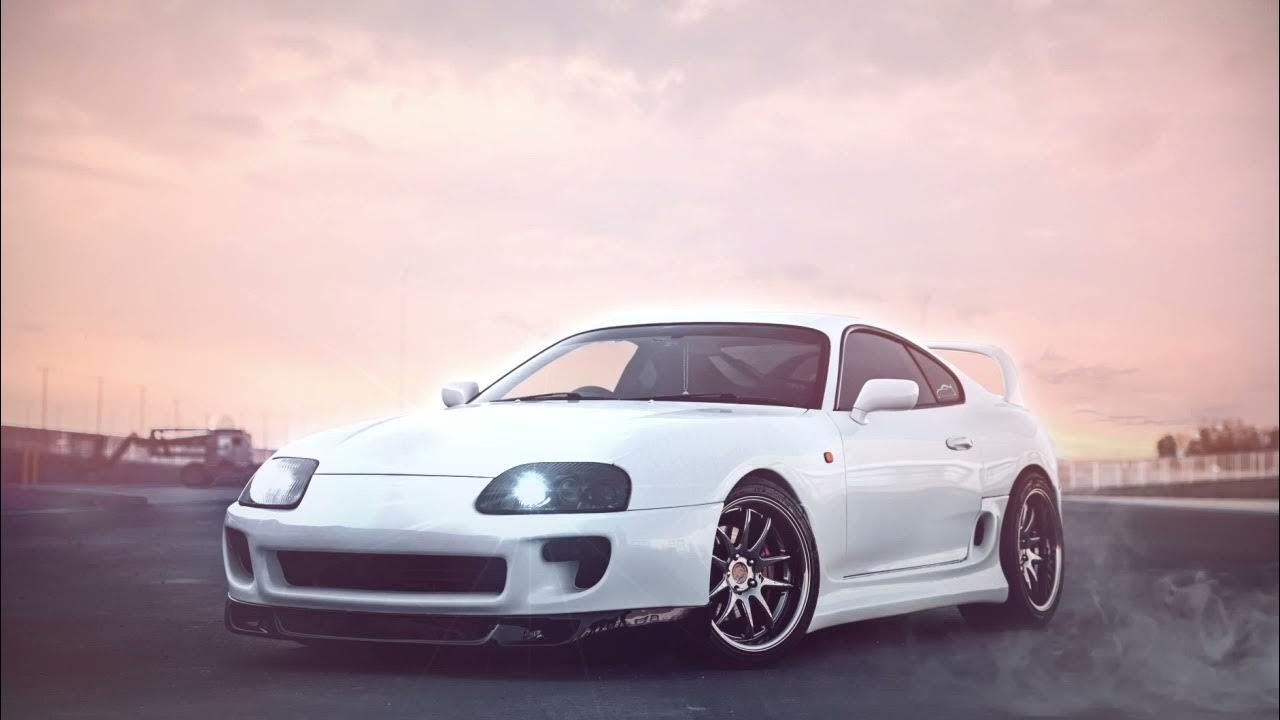 Modified White JZA80 Supra Live Wallpaper / Desktop Background (4K UHD)