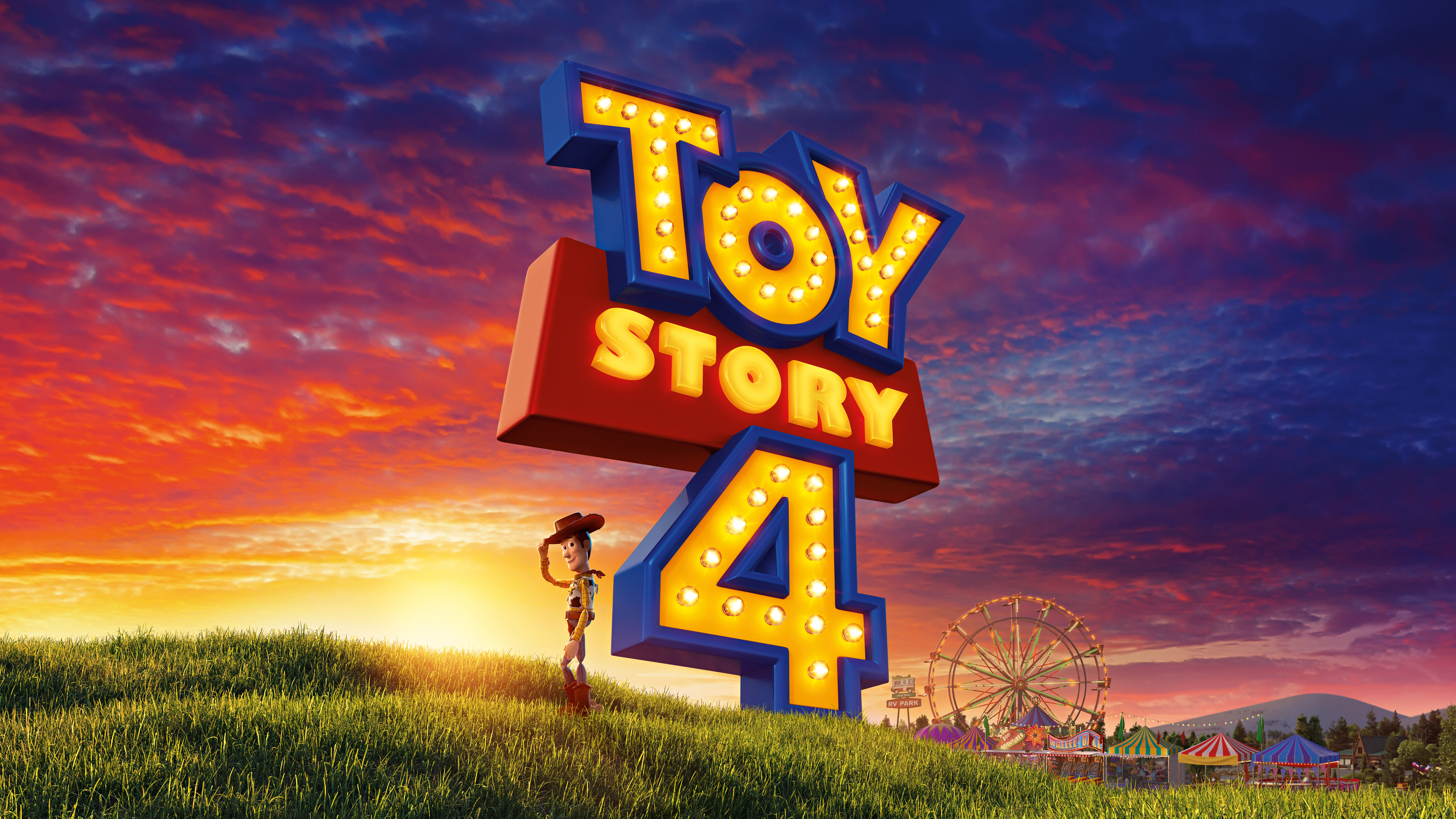 Woody Toy Story 4 Poster 8K Wallpaper
