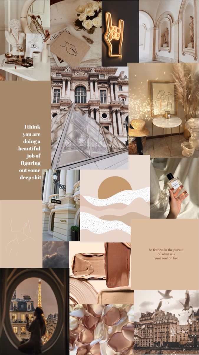 iPhone wallpaper tan neutral Parisian vintage. Aesthetic iphone wallpaper, Pastel background wallpaper, iPhone wallpaper vintage