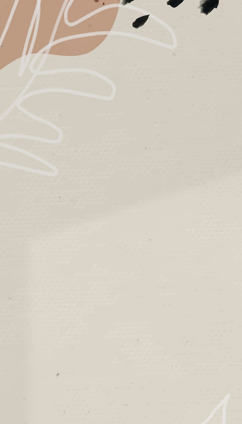 Beige botanical aesthetic iPhone wallpaper