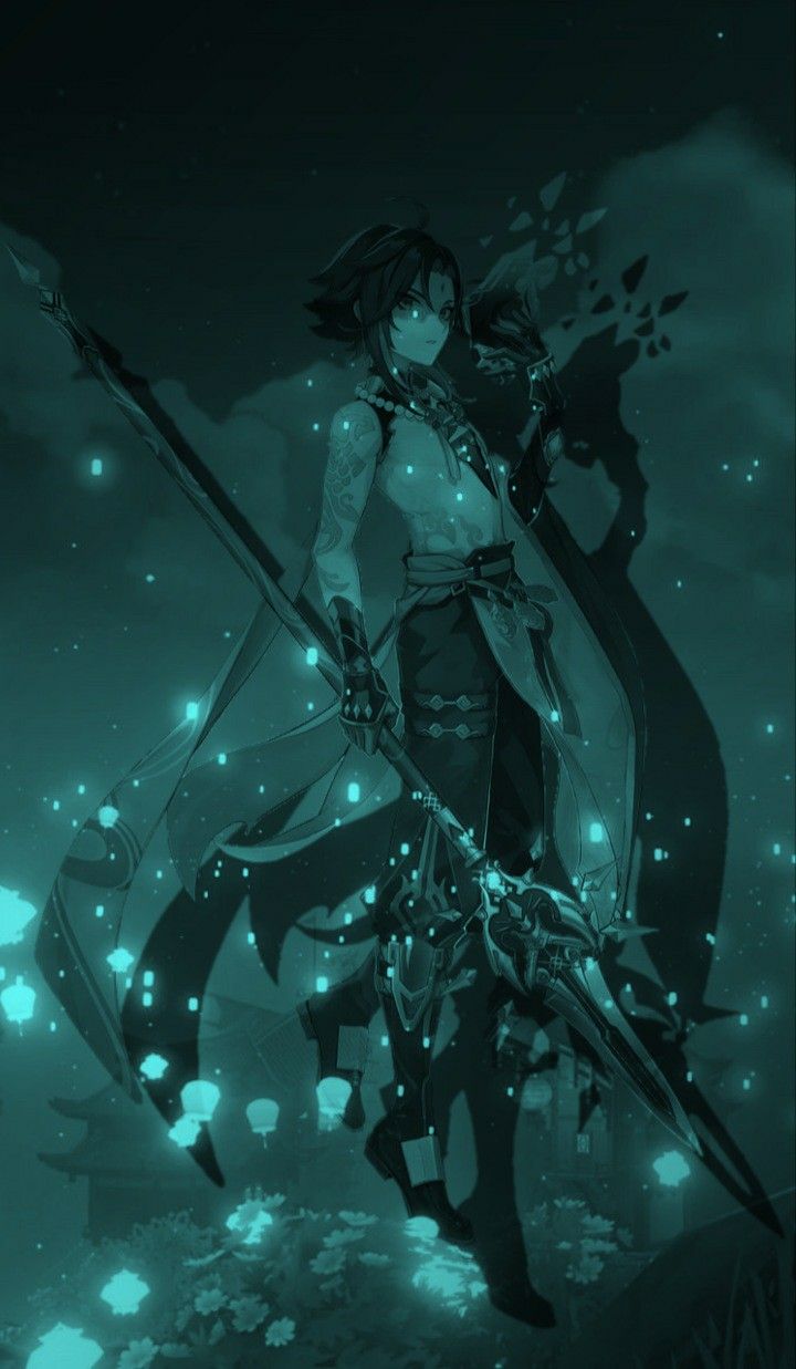 Xiao Genshin impact. Dark wallpaper, Wallpaper, Minimalist wallpaper