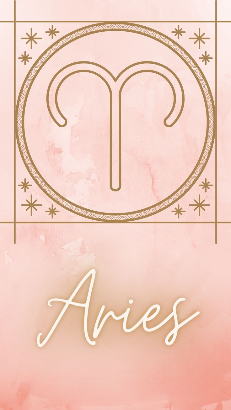 Aries Zodiac Phone Wallpaper/ Background. Aries wallpaper, Aries aesthetic, Aries art