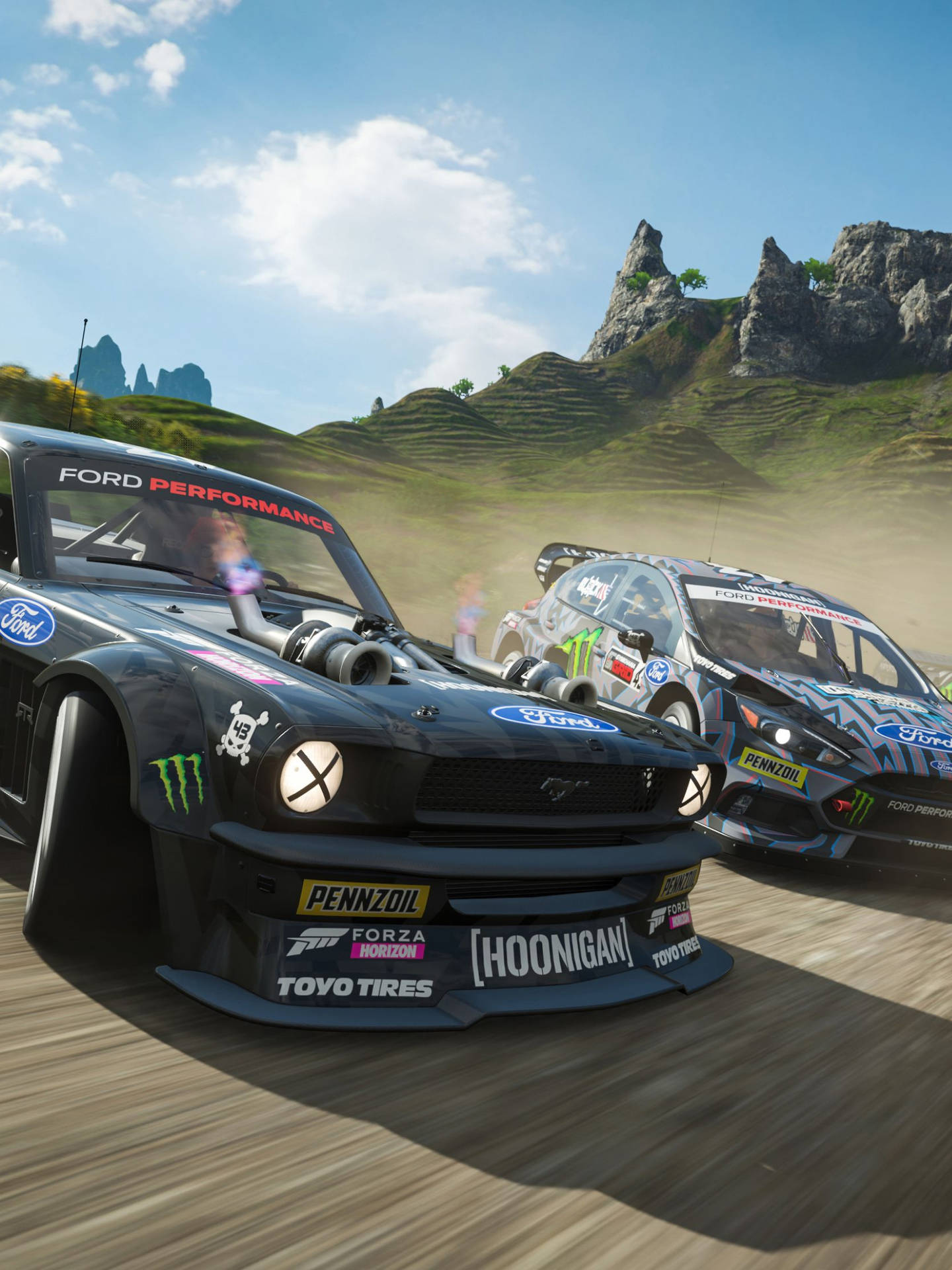 Download Forza Black Ford iPhone Wallpaper