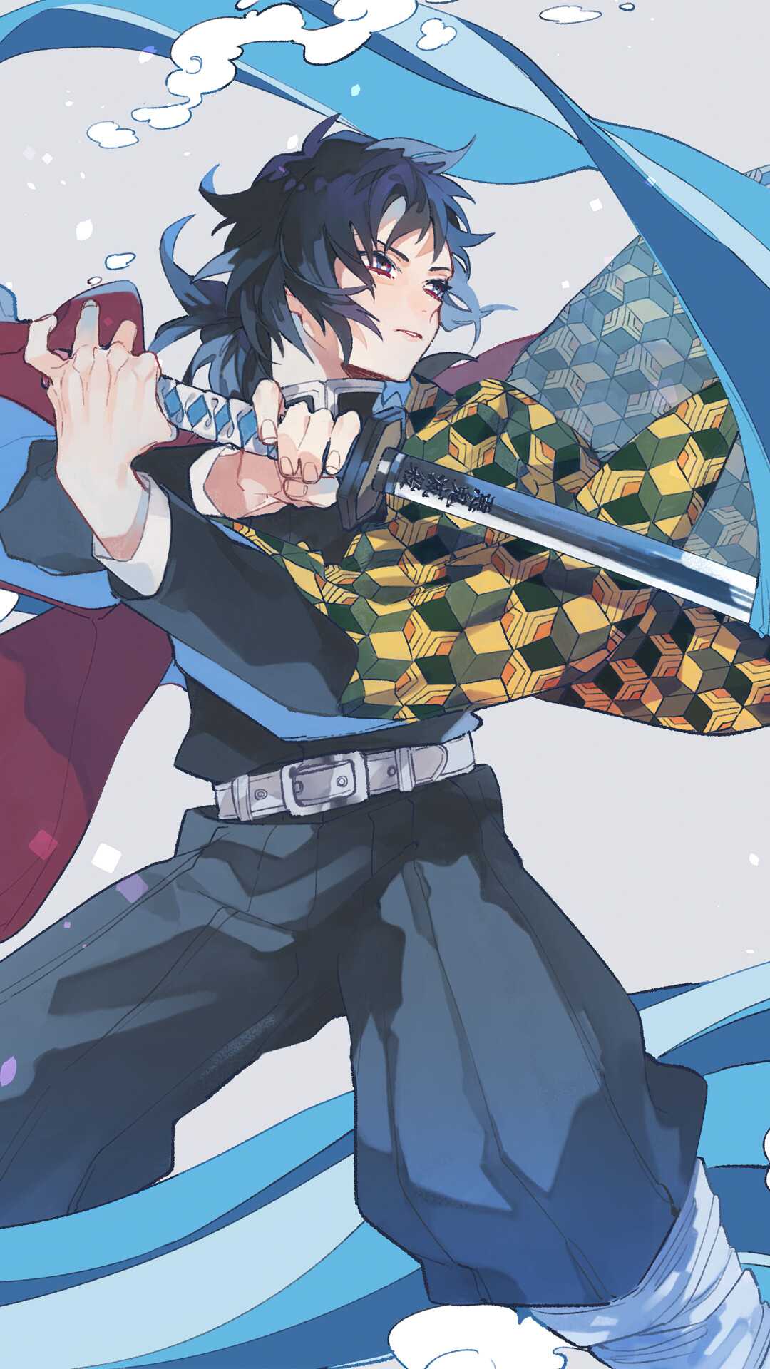 iPhone Giyu Tomioka Wallpaper Free HD Wallpaper