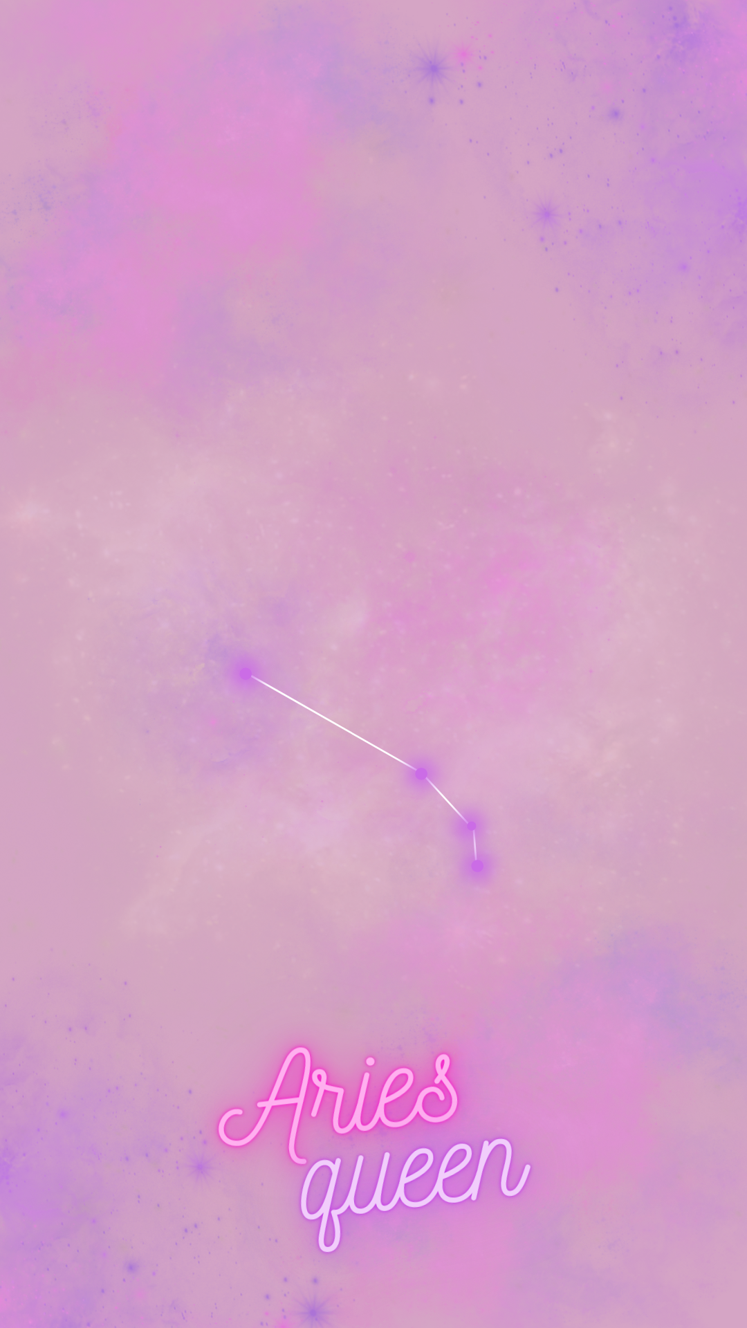 Aries aesthetic astrology galaxy neon wallpaper for phone (iphone and android wallpaper). Aries aesthetic, Aries wallpaper, Neon wallpaper
