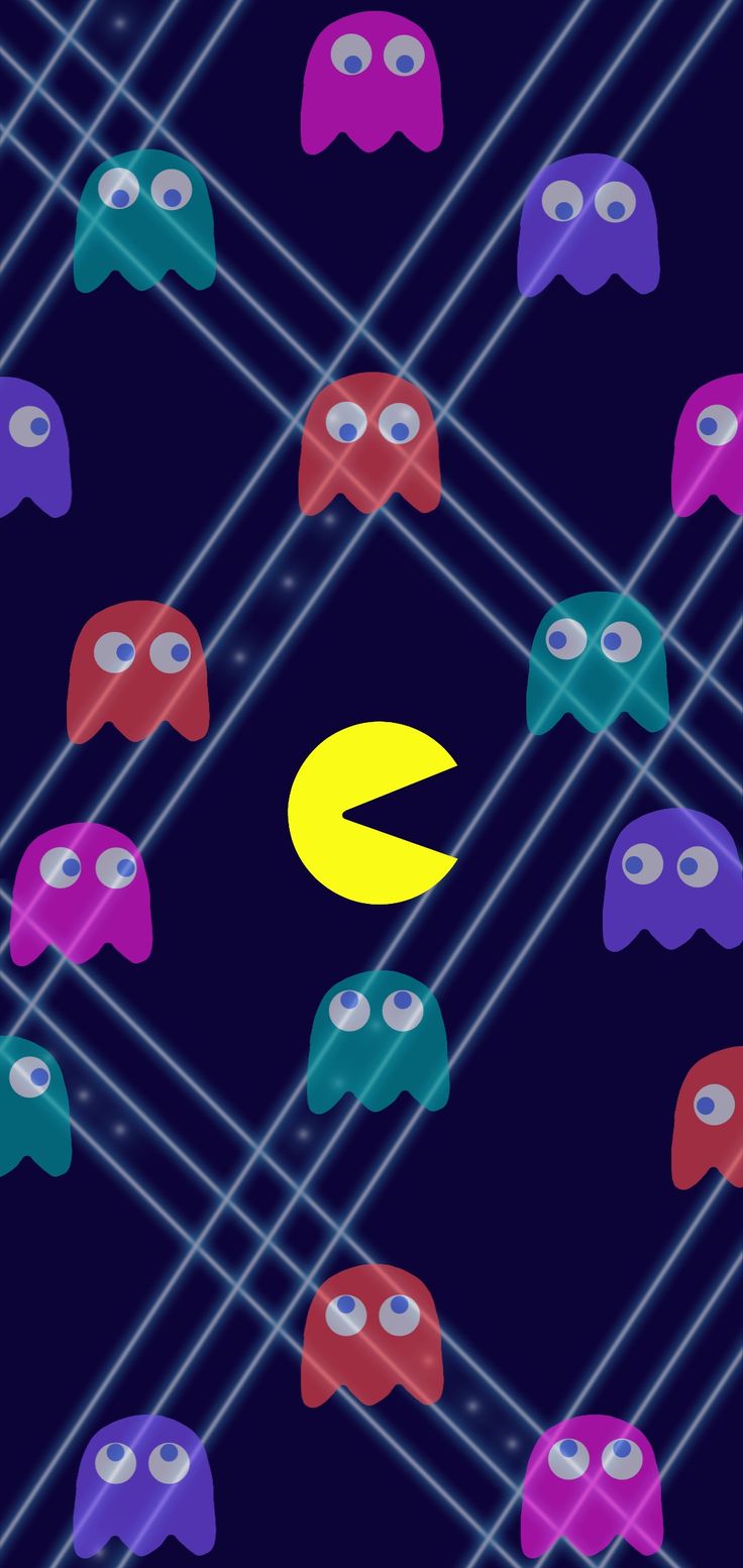 Pacman. iPhone 6 wallpaper, Cool wallpaper, Wallpaper