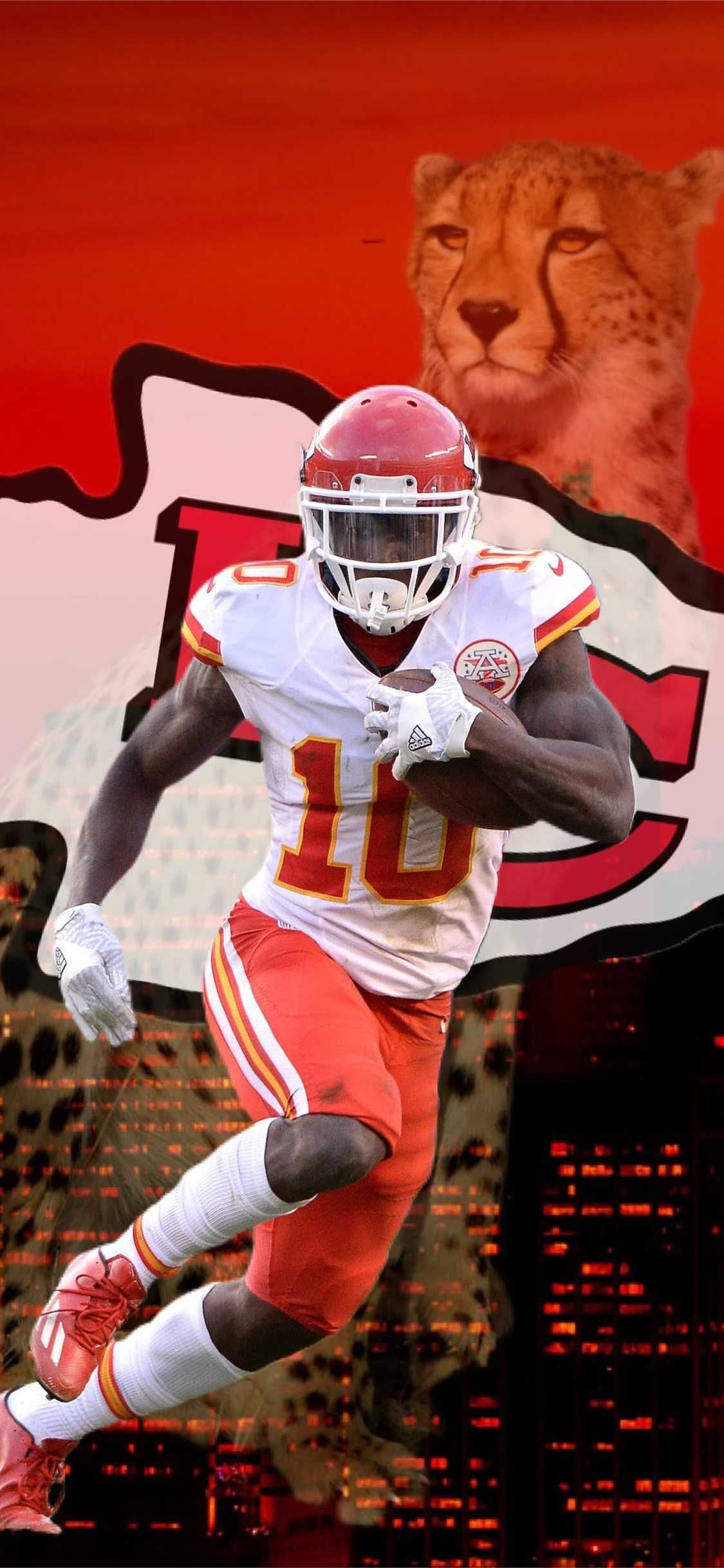 Tyreek Hill Wallpaper Discover more American, Football, Kansas City Chiefs, Miami Dolphins, N. Kansas city chiefs football, Nfl football art, Funny football memes