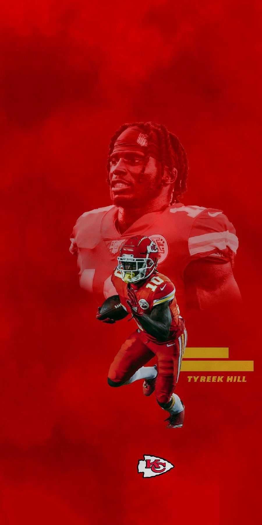 Tyreek Hill Wallpaper Discover more catch, cheetah, Chiefs, color rush, cool wallpaper.. Chiefs wallpaper, Kansas city nfl, Nfl football art