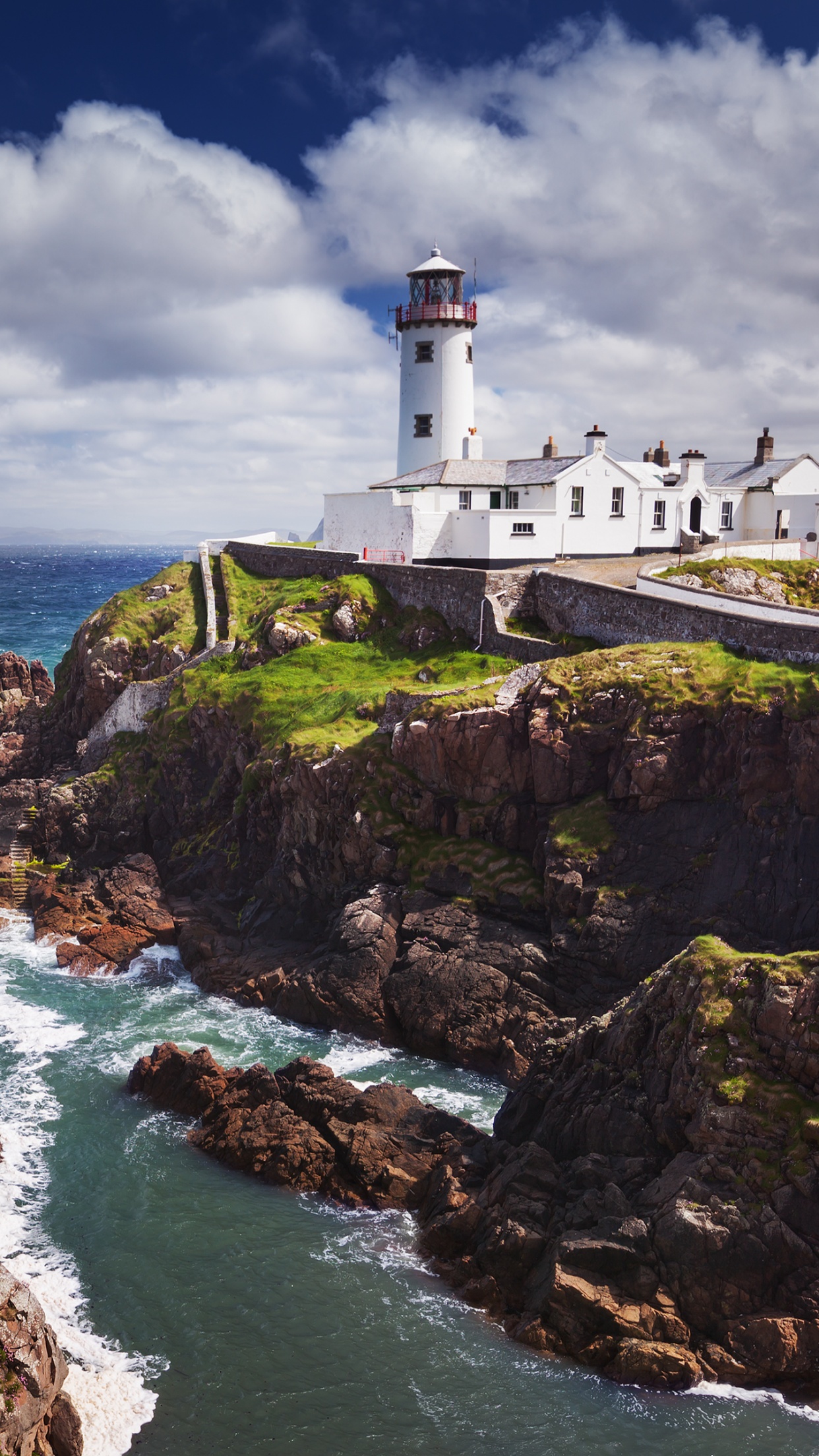 Fanad Lighthouse Wallpaper 4K, Ireland, Coastal, Ocean, Seascape