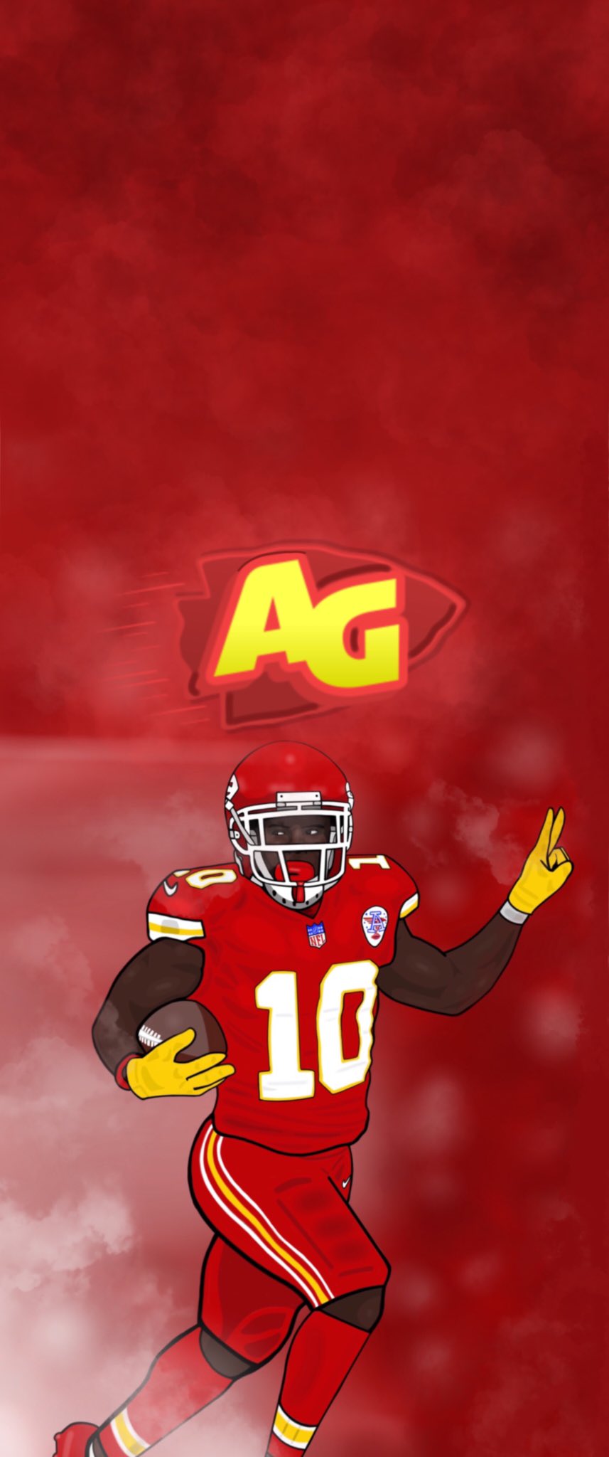 X 上的Corey The Artist Chieeeeef：「Here is a wallpaper to celebrate the Tyreek Hill signing and the Brooke Pryor departure featuring ✌