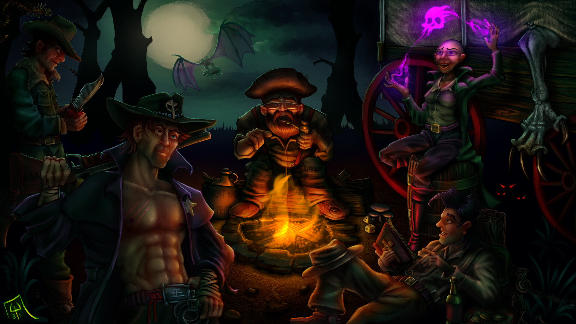 Weird West Campfire