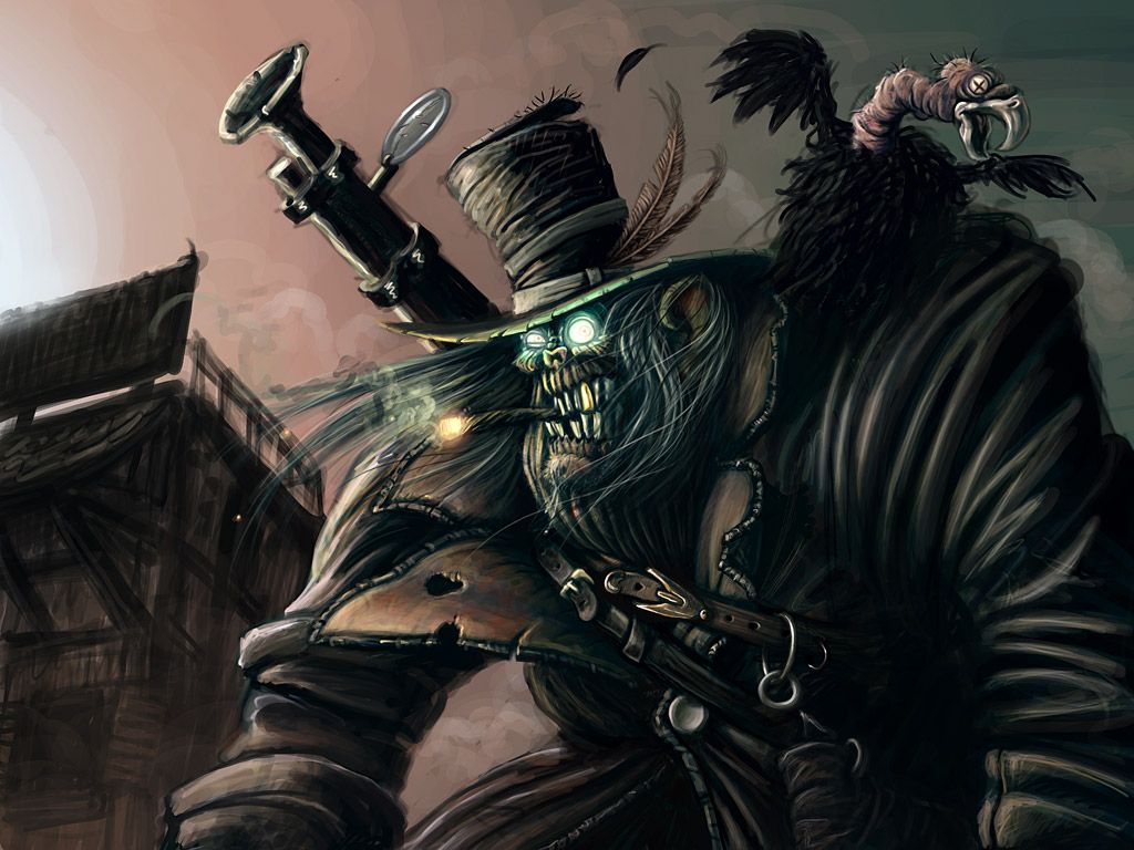 The Weird West!. Weird, Halloween art