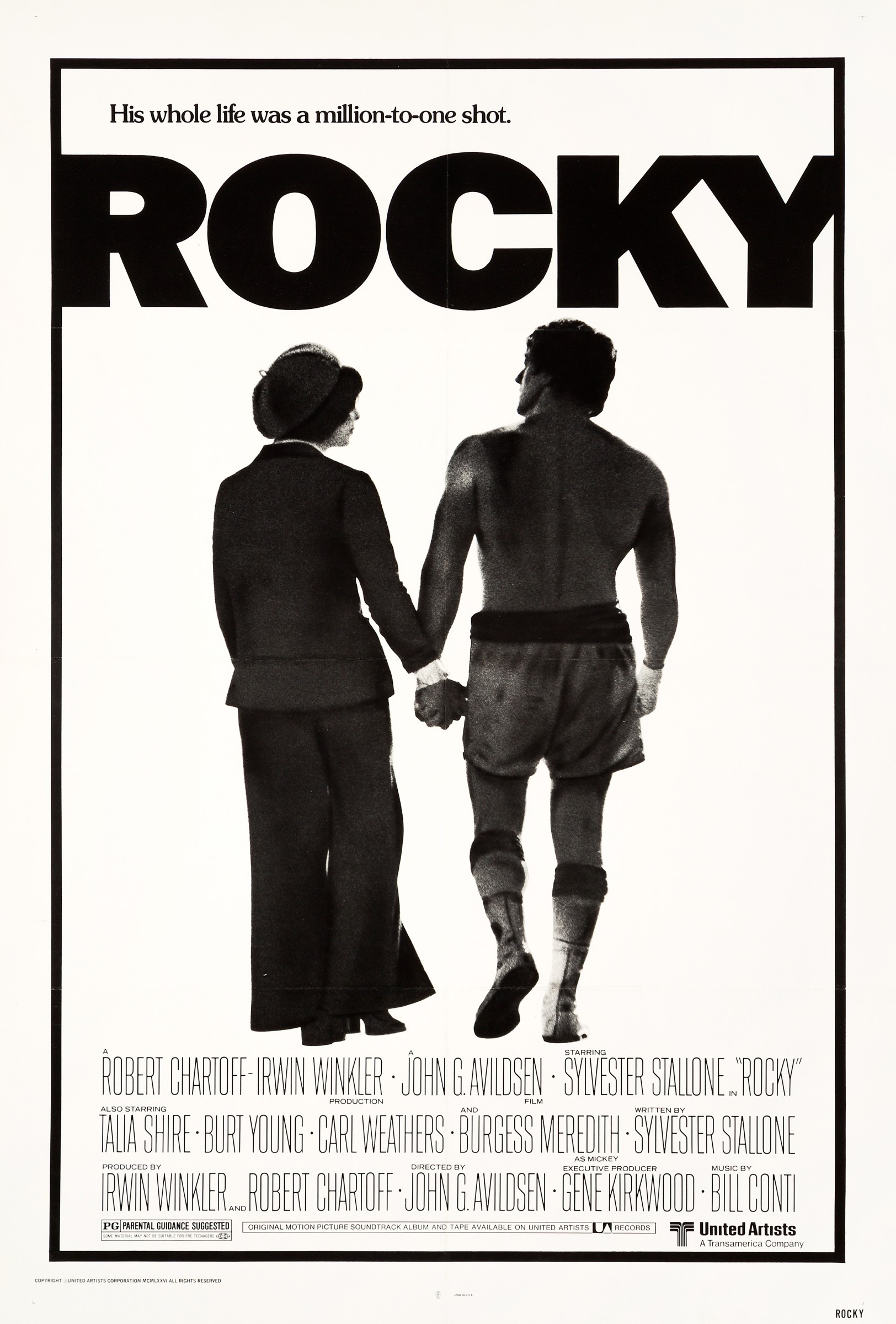 Rocky, 1976. Rock Paper Film
