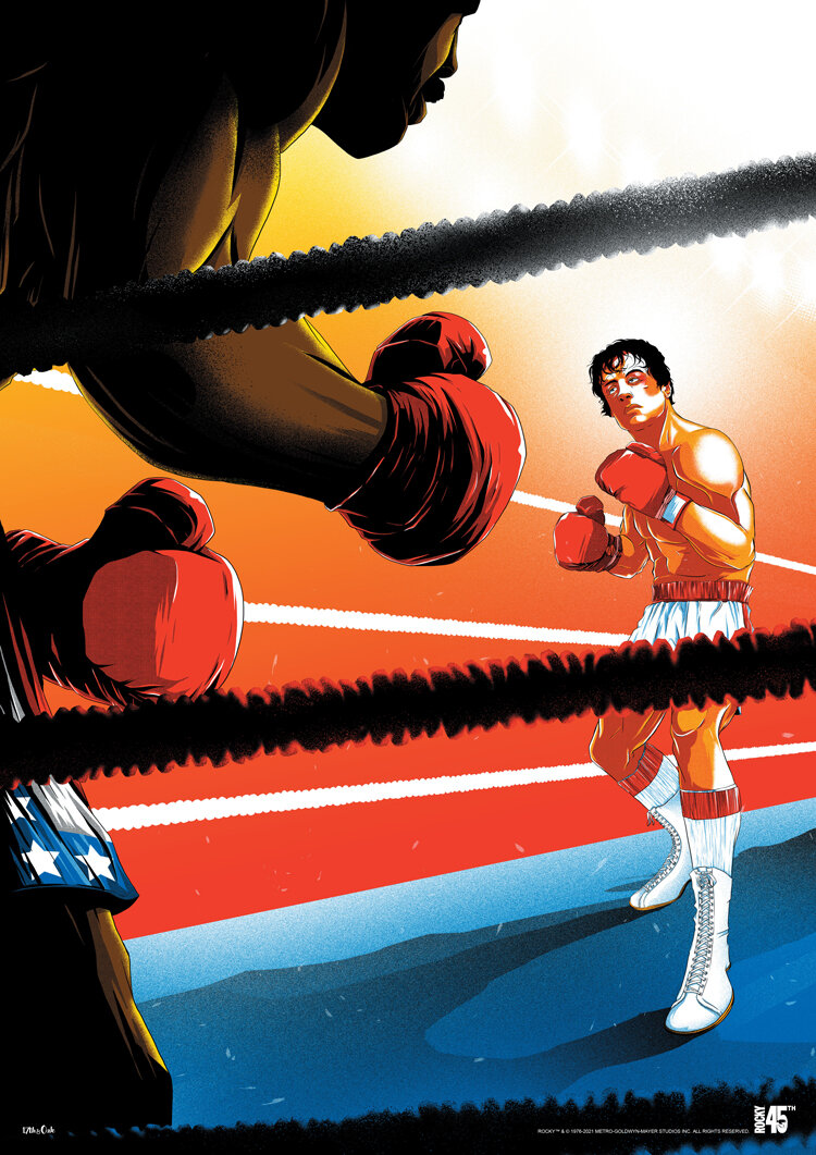 Rocky vs Apollo Creed Limited Edition Poster