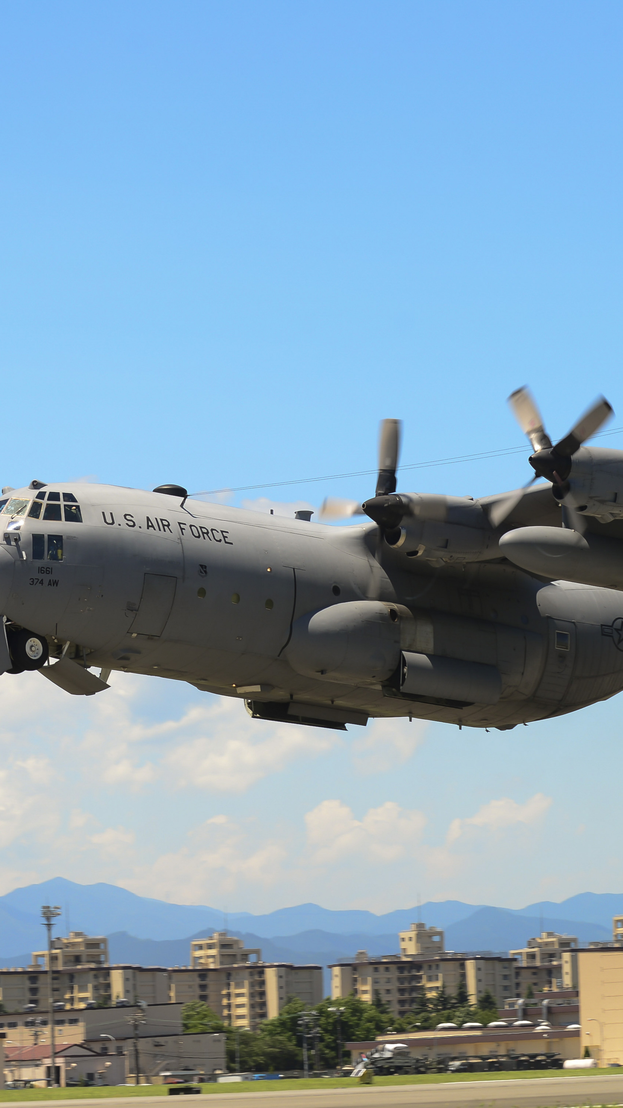 Wallpaper C 130 Hercules, Military Transport Aircraft, US Army, U.S. Air Force, Military