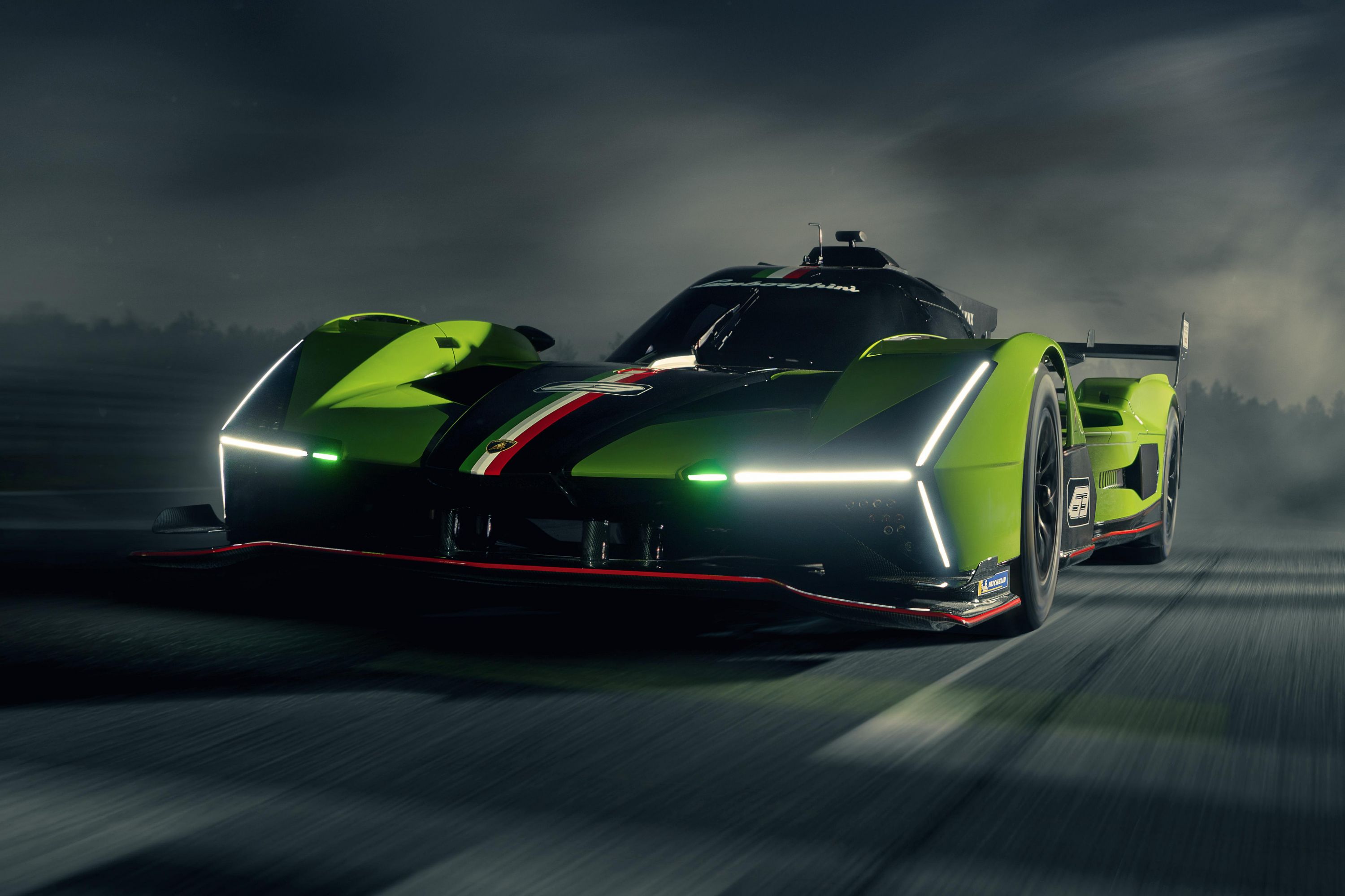 This is Lamborghini's wild new LMDh race car