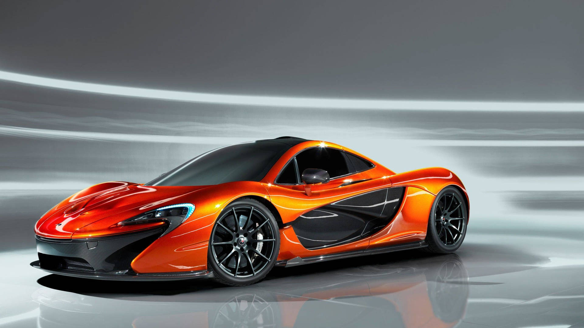 Download Orange McLaren P1 Supercar Wallpaper