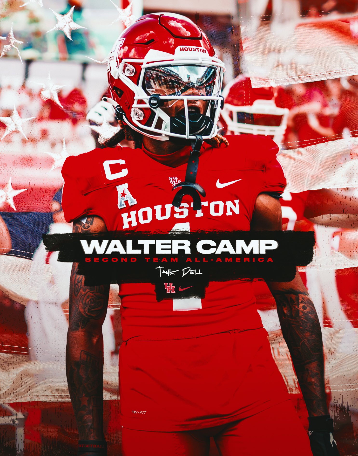 Houston Football Awards Keep Rolling In. Named Second Team All America #GoCoogs