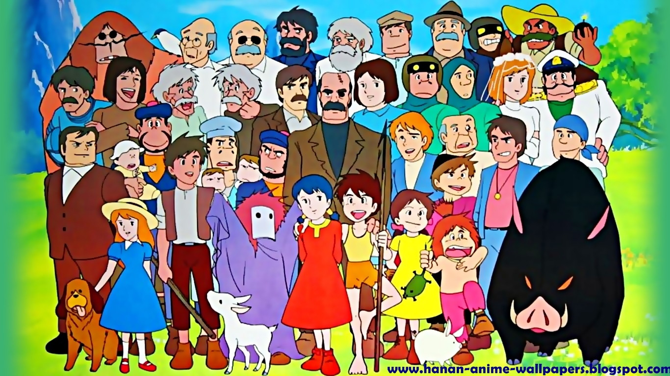 anime wallpaper: Future Boy Conan 7 - عدنان و لينا