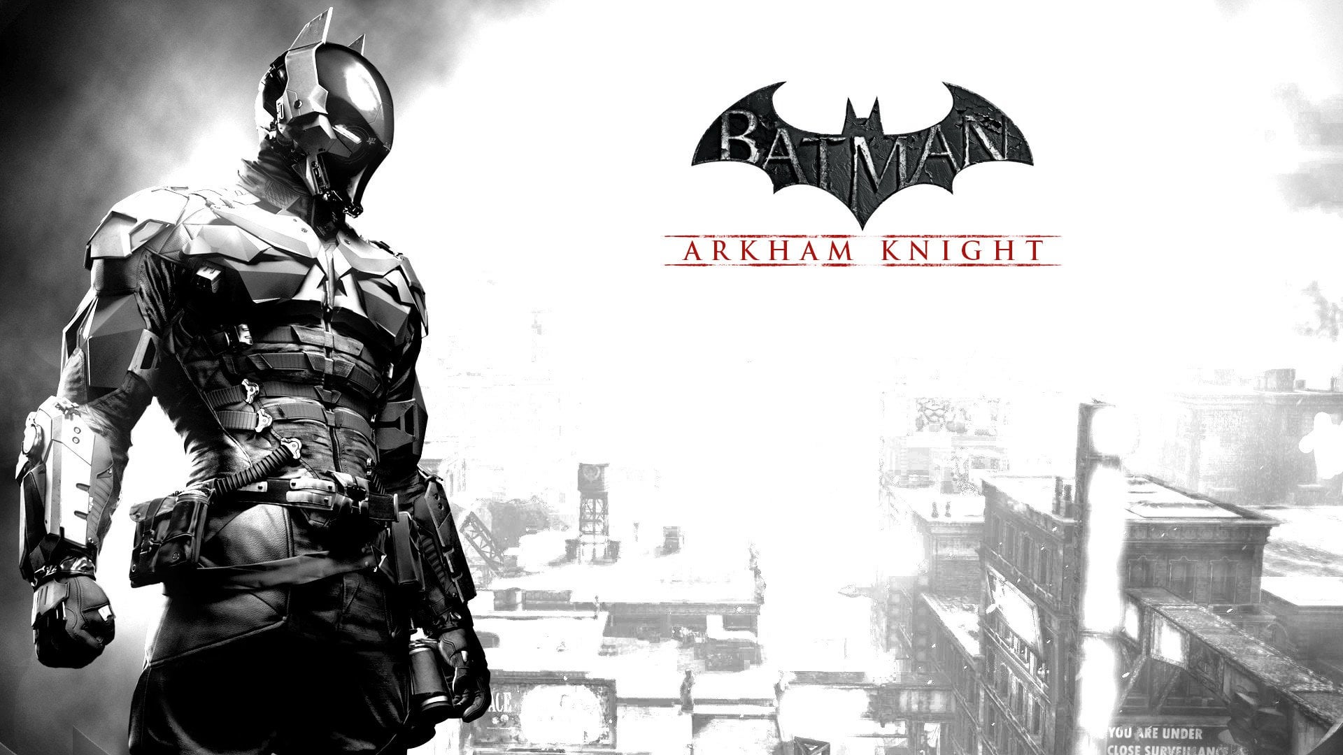 I made a Batman Arkham Knight wallpaper inspired by the Batman Arkham City wallpaper