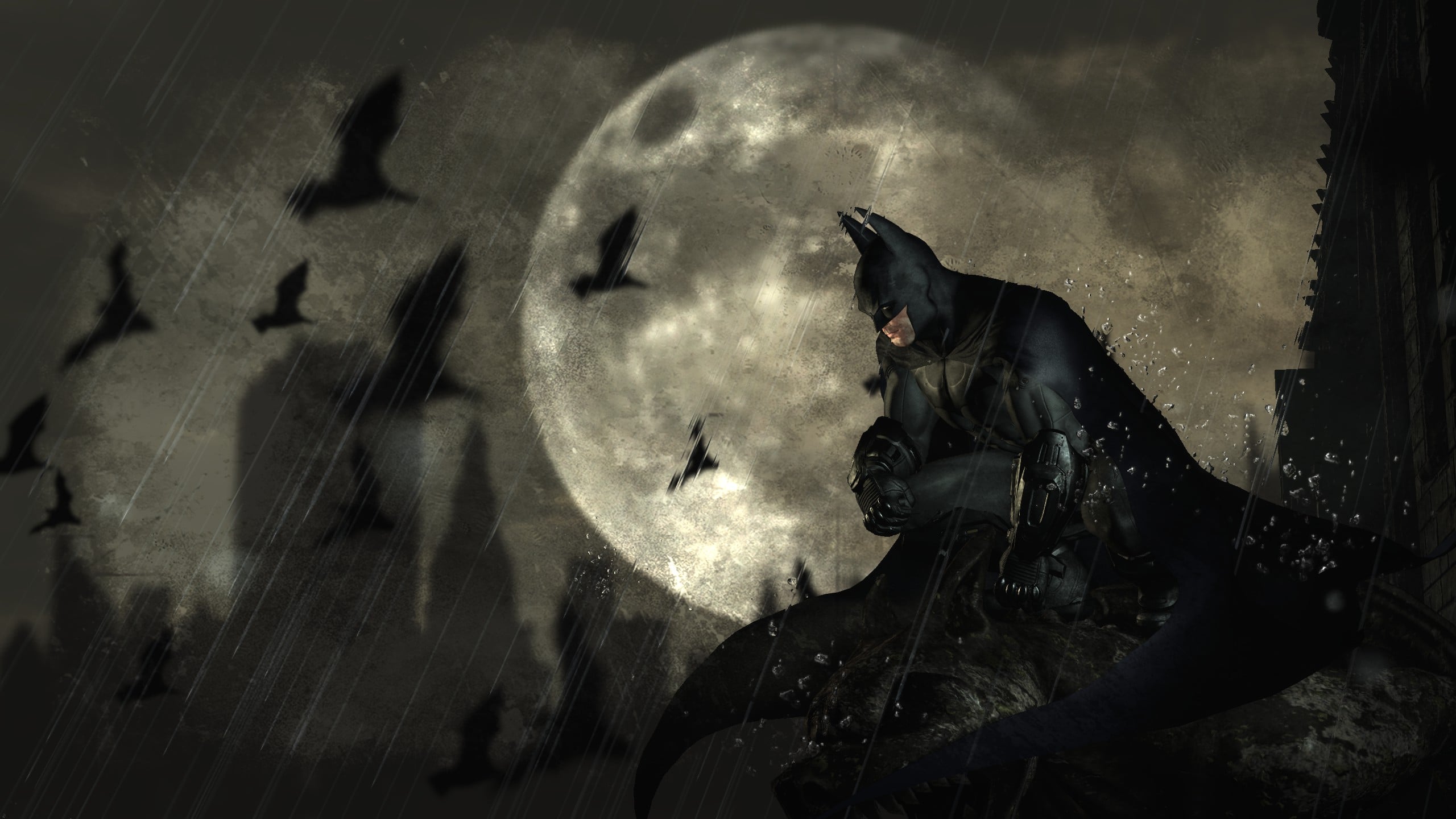 The Arkham City main menu background.my desktop wallpaper for the longest time