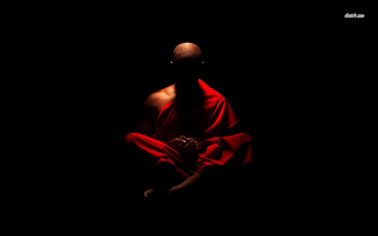 14507 Monk Meditating 1280×800 Photography Wallpaper