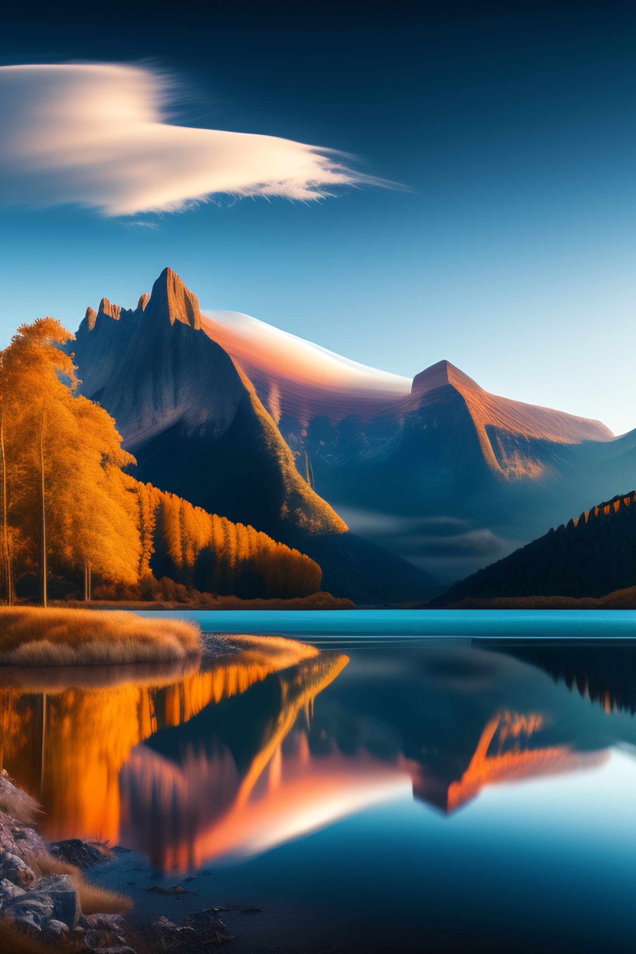 Digital shop cover presentation photo 8k ultra realism nature