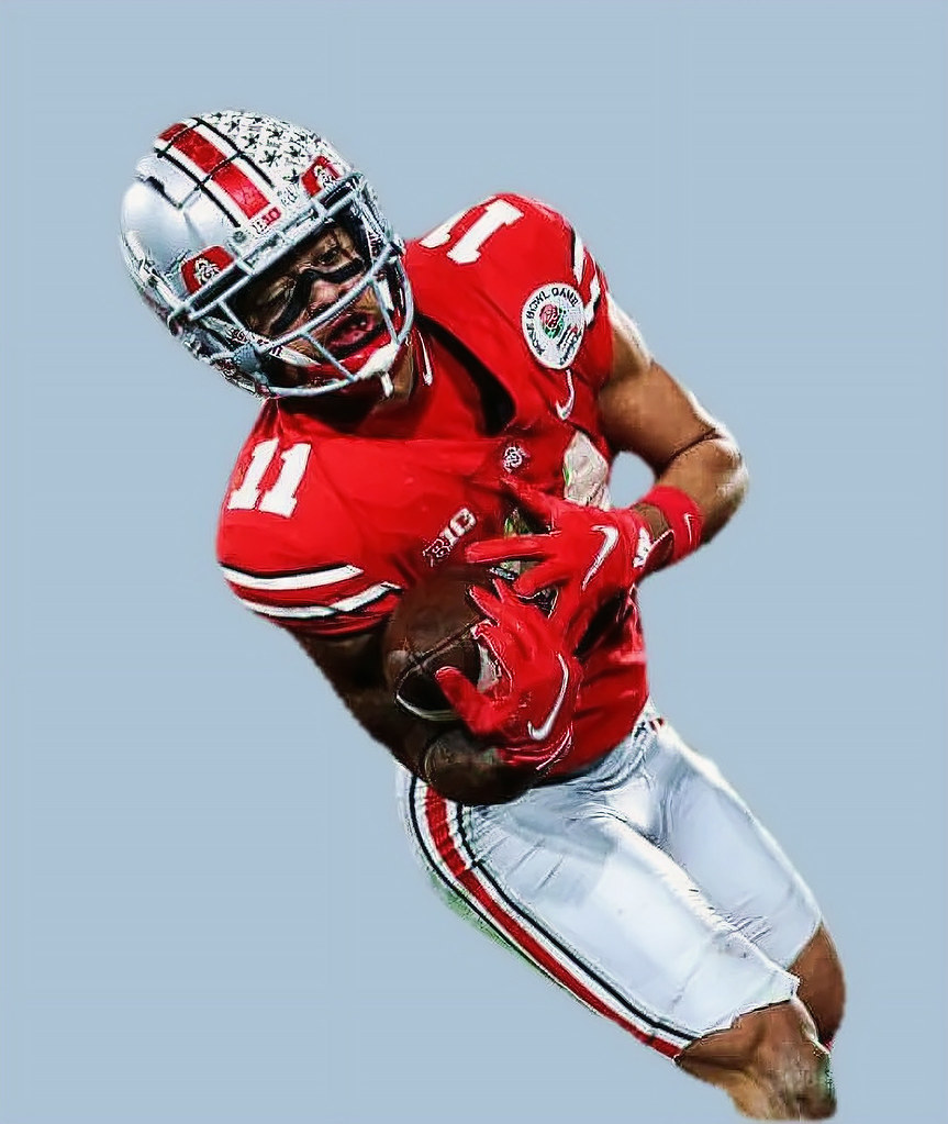 Jaxon Smith Njigba, Ohio State WR Wc. #ArtBreeder #Portrait
