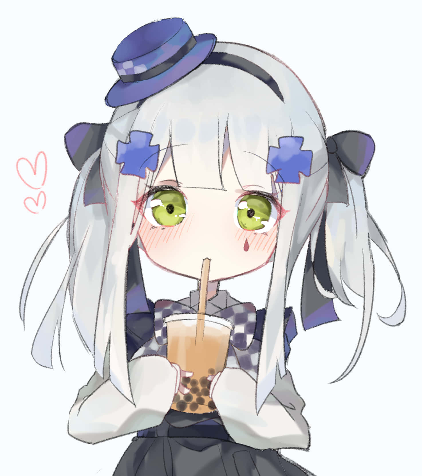 Download Image “Enjoying bubble tea with anime friends perfect summer day.” Wallpaper