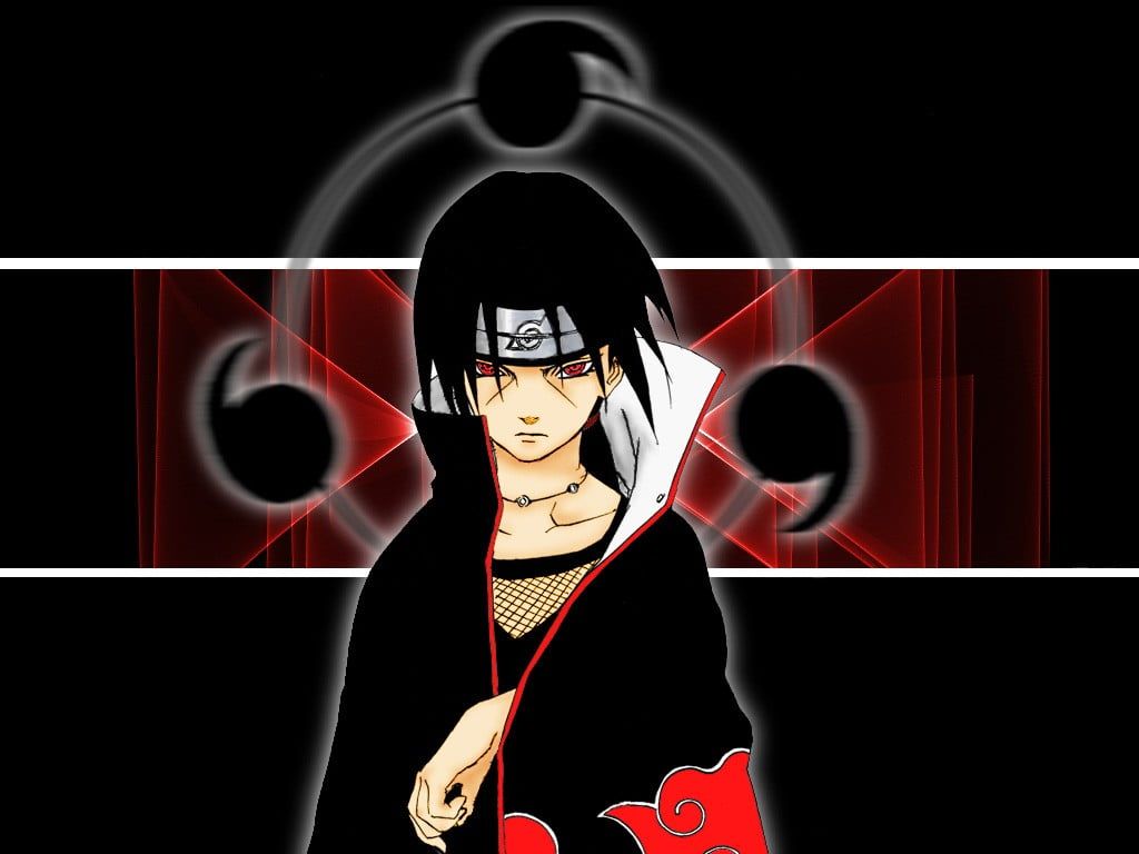 HD wallpaper: Uchiha Itachi, Naruto Shippuuden, Akatsuki, Sharingan, anime. Anime, Itachi, Uchiha