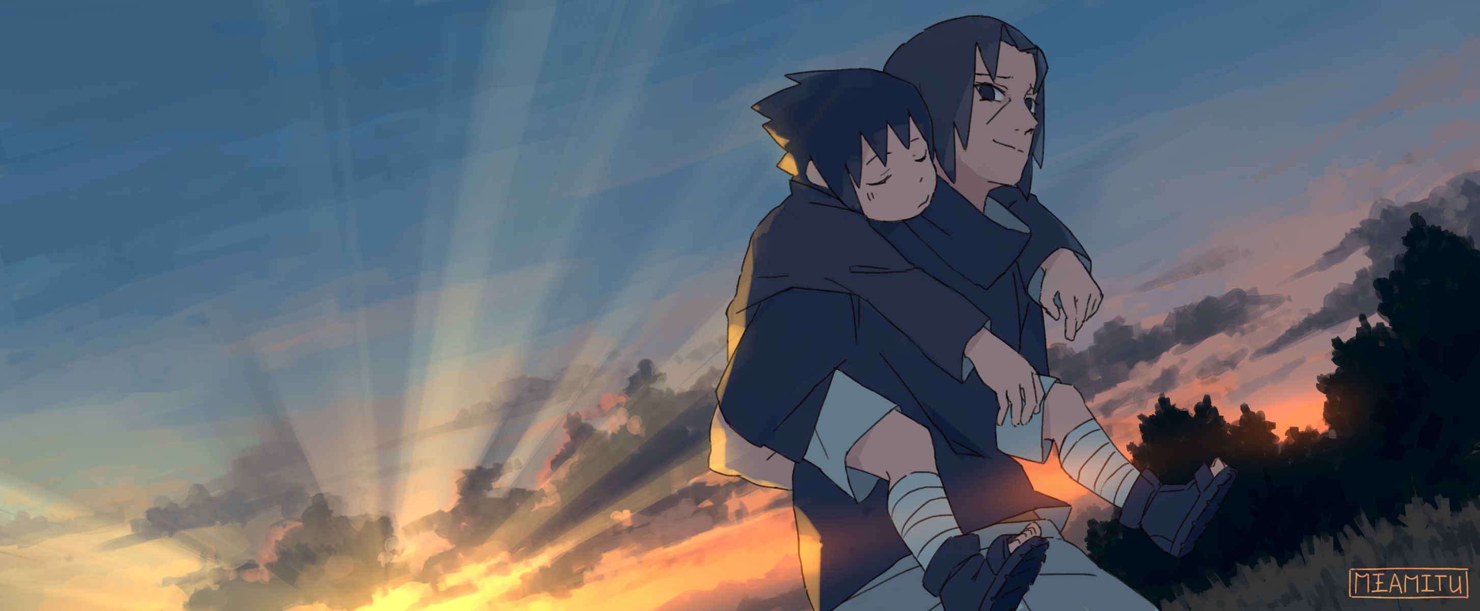 HD desktop wallpaper: Anime, Naruto, Sasuke Uchiha, Itachi Uchiha download free picture