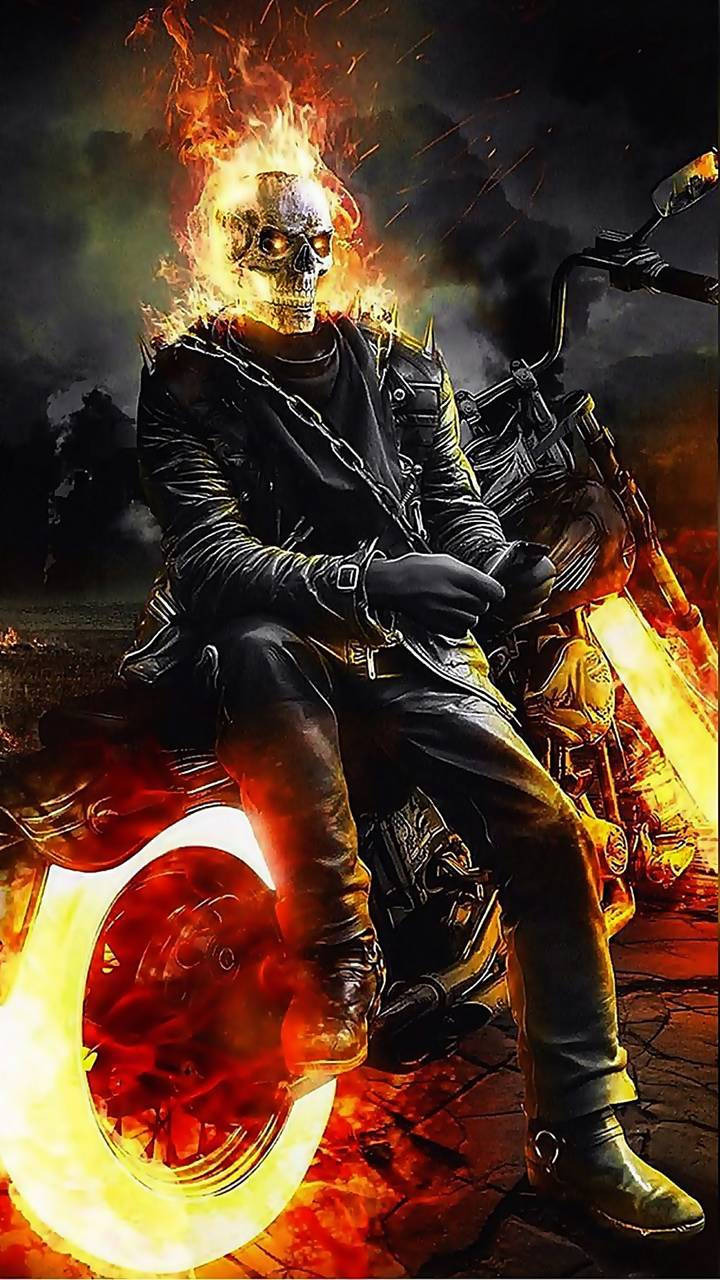 Download Punk Rock Ghost Rider Wallpaper