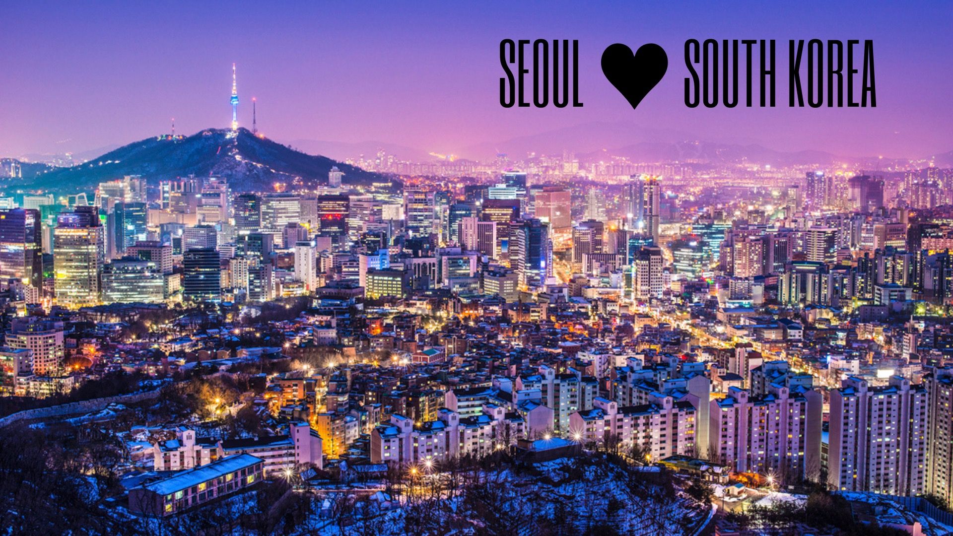 Seoul City desktop wallpaper. Seoul, South korea, Korea