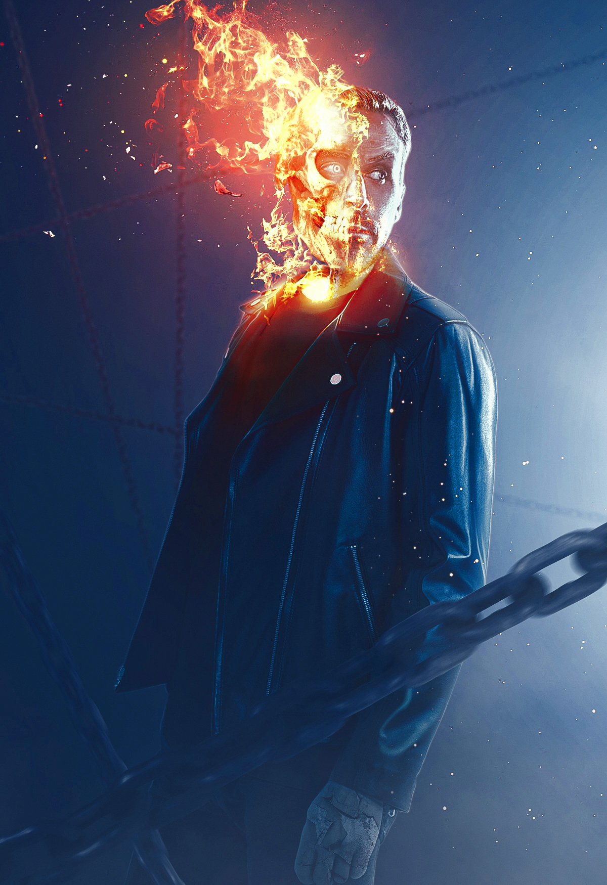 Erathrim Gosling as Ghost Rider #ghostrider #RyanGosling