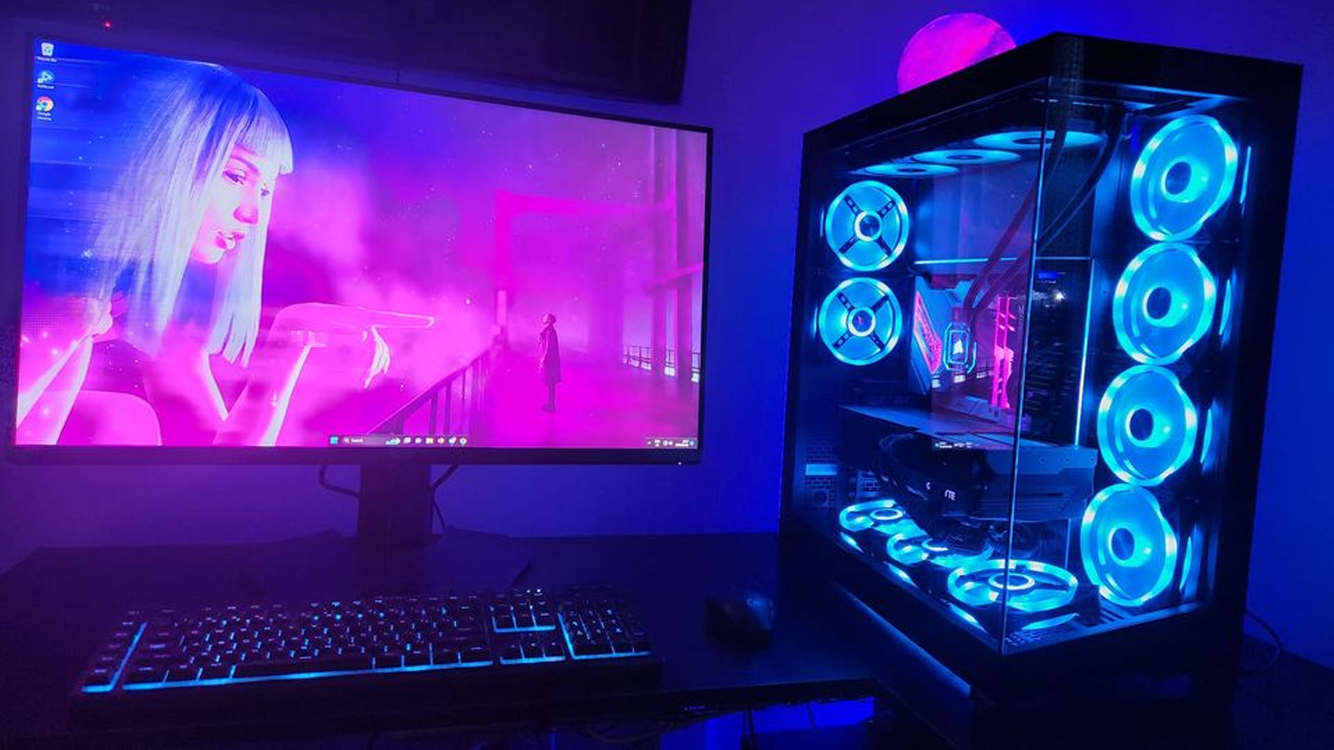 This Bladerunner 2049 gaming PC is full of Joi