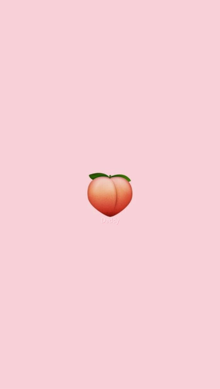 Find the secret message. Peach wallpaper, Cute emoji wallpaper, Aesthetic iphone wallpaper