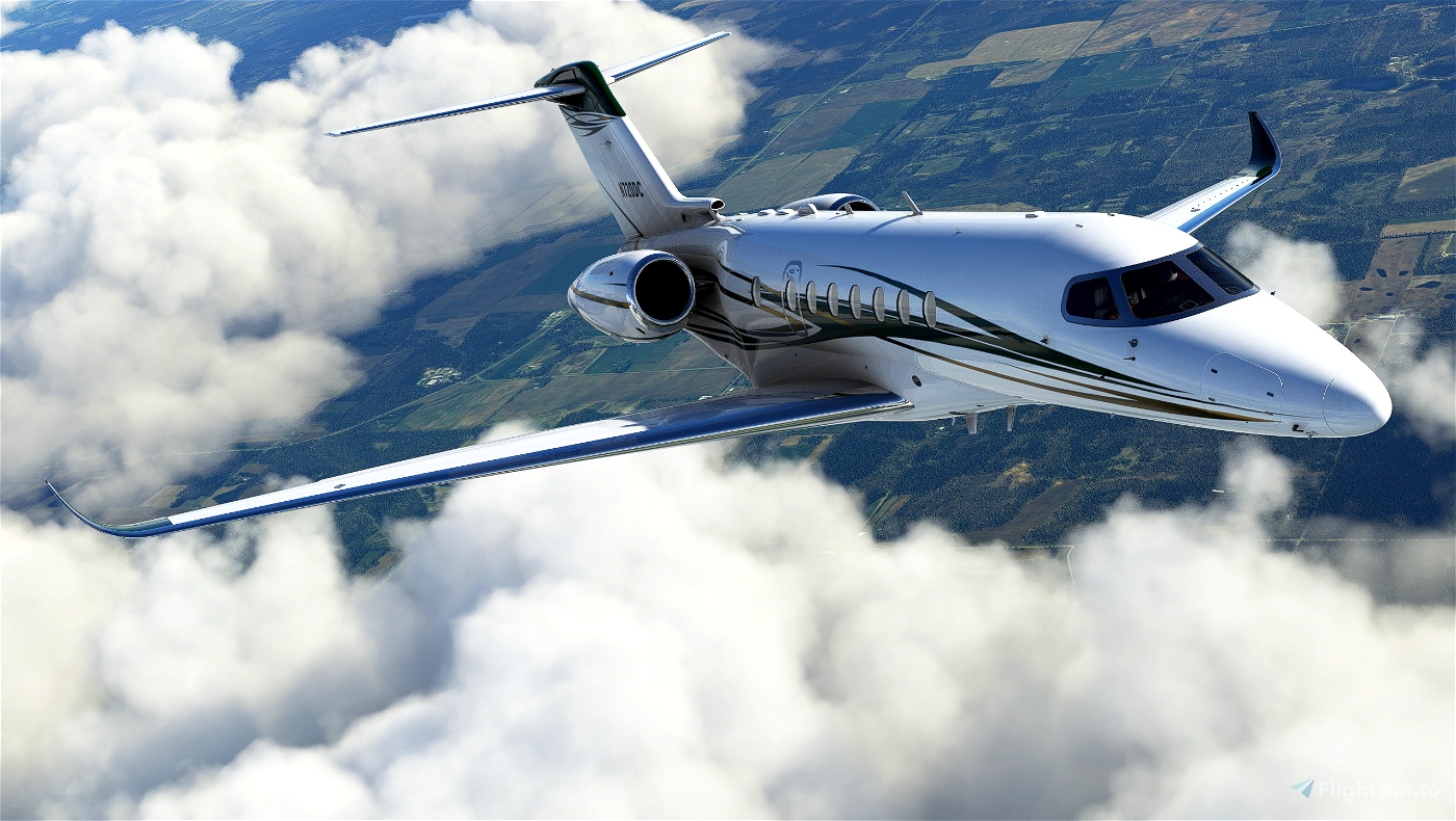 Cessna Citation Longitude N720DC for Microsoft Flight Simulator