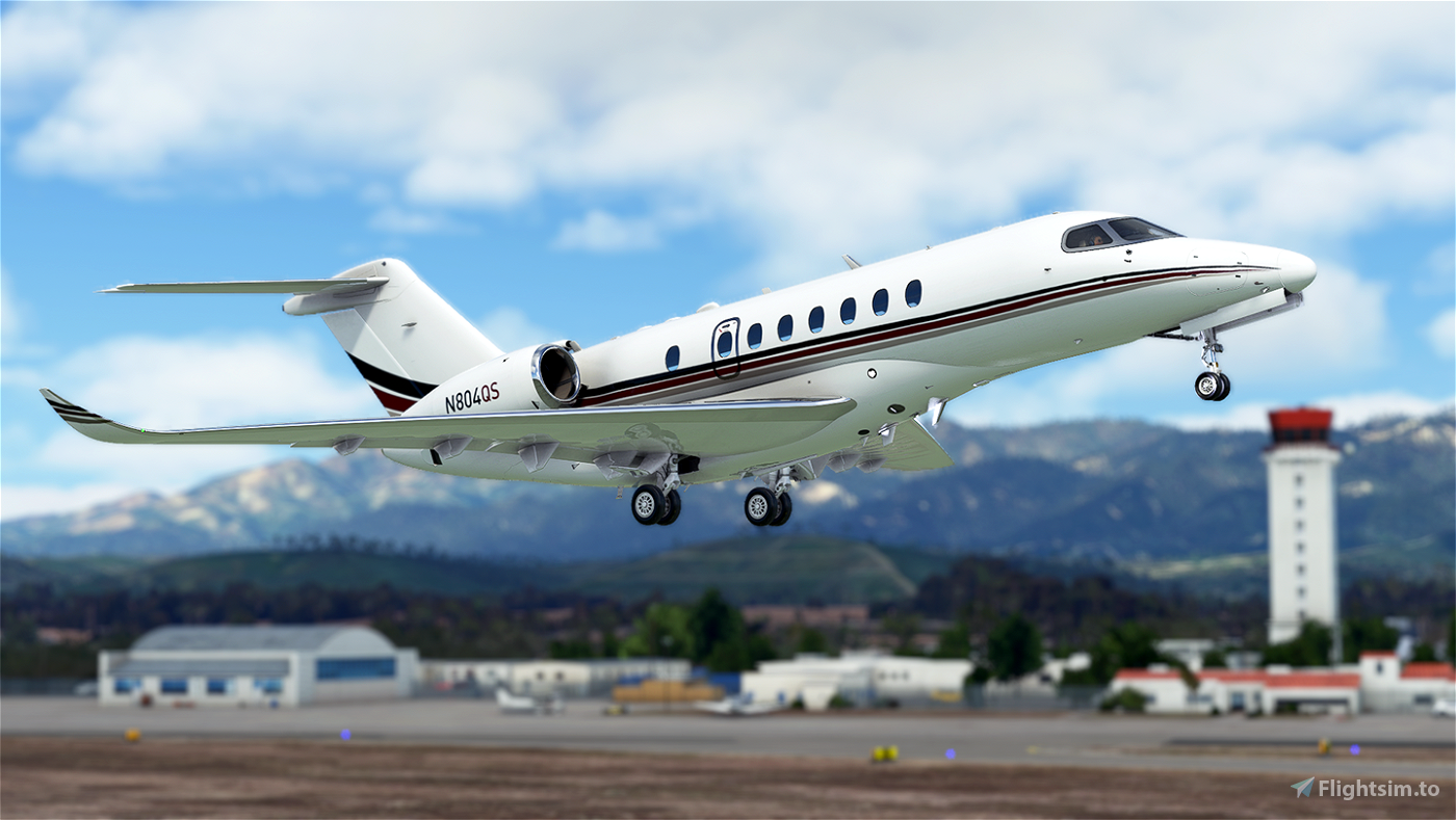 Cessna Citation Longitude Netjets (N804QS) for Microsoft Flight Simulator