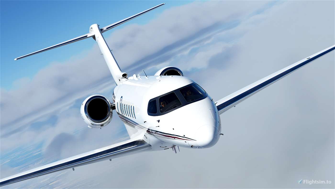 Cessna Citation Longitude Netjets (N804QS) for Microsoft Flight Simulator