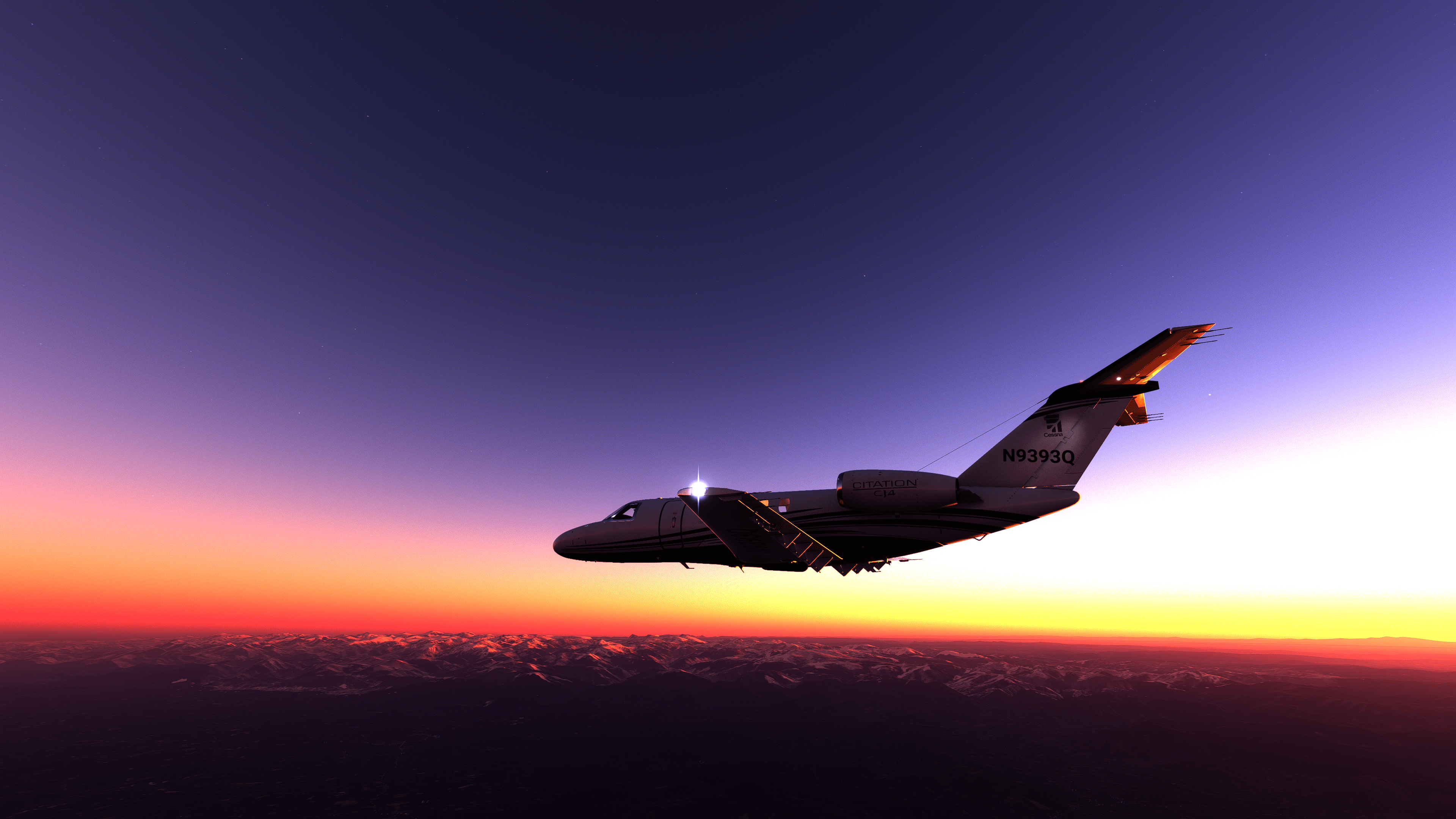 Microsoft Flight Simulator Microsoft Flight Simulator 2020 Flight Aircraft Airplane Cessna Citation Wallpaper:3840x2160